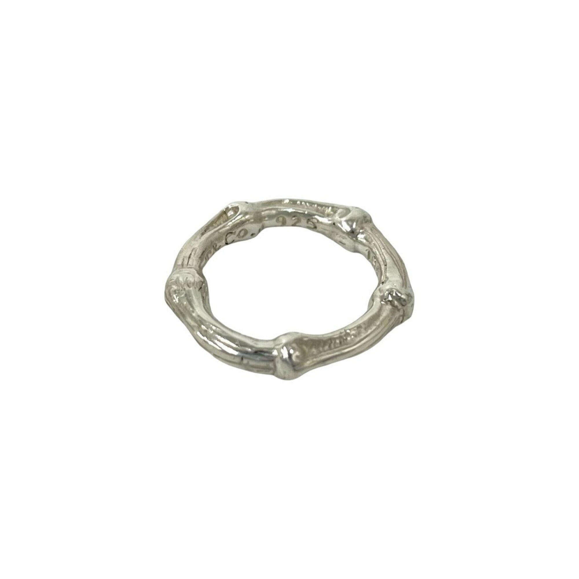 Tiffany Silver Silver 925 Band Ring (Pre-Owned)