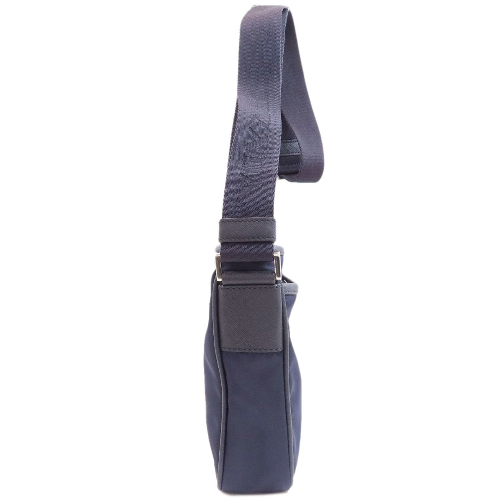 Prada Navy Nylon Shoulder Bag (Pre-Owned)