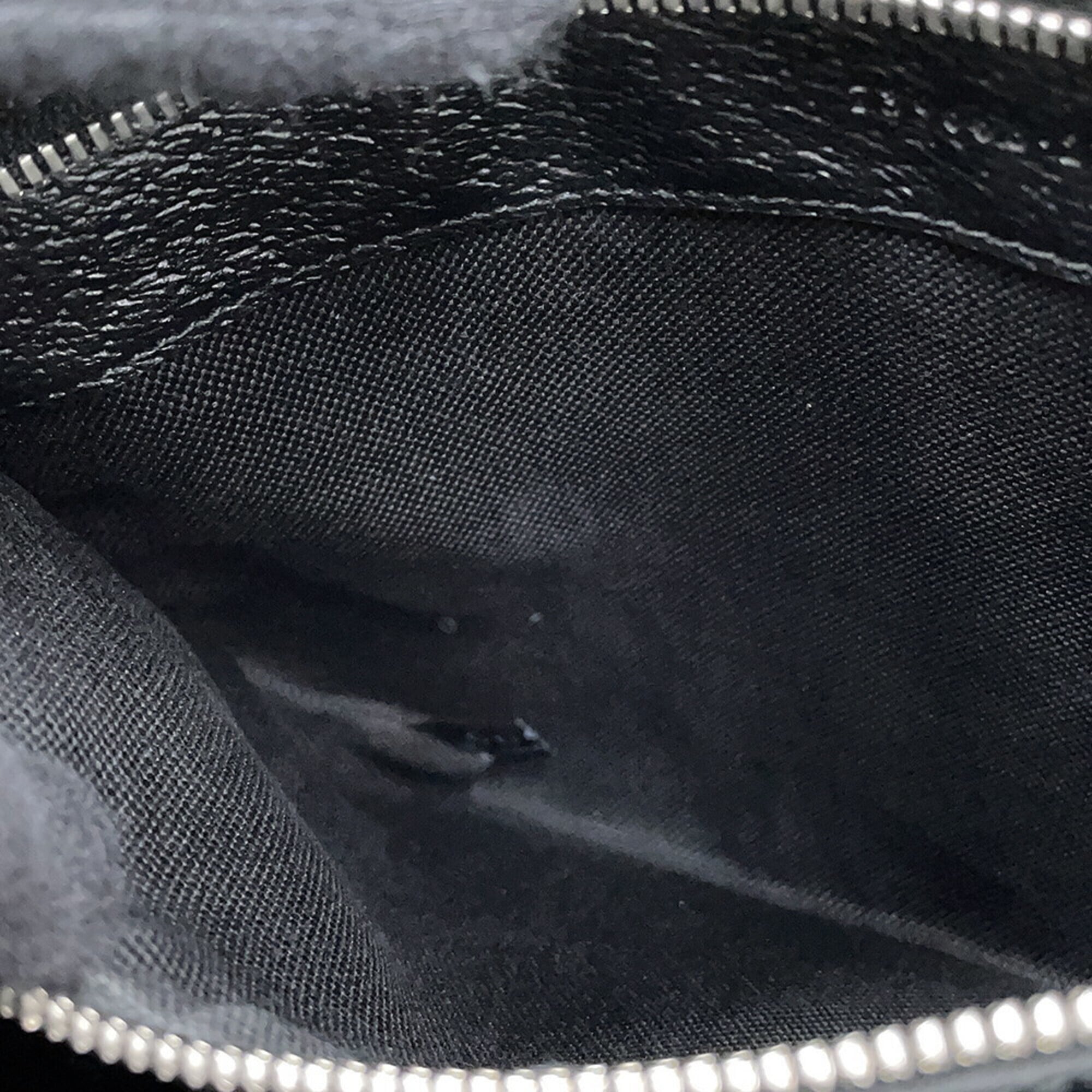 Gucci Black Canvas Handbag Messenger Bag Shoulder Bag (Pre-Owned)