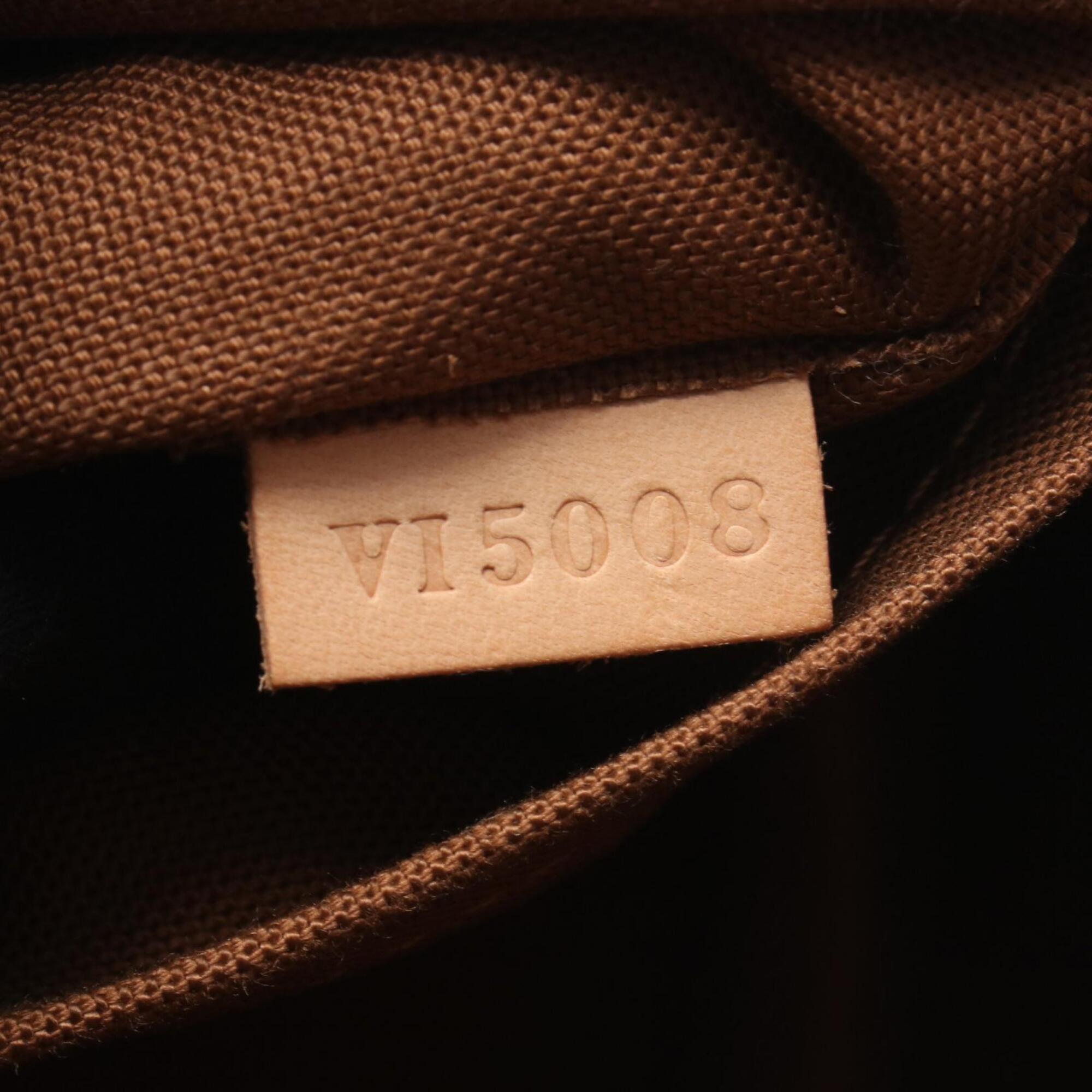 Louis Vuitton Brown Coated Canvas Pvc Monogram Leather Handbag (Pre-Owned)