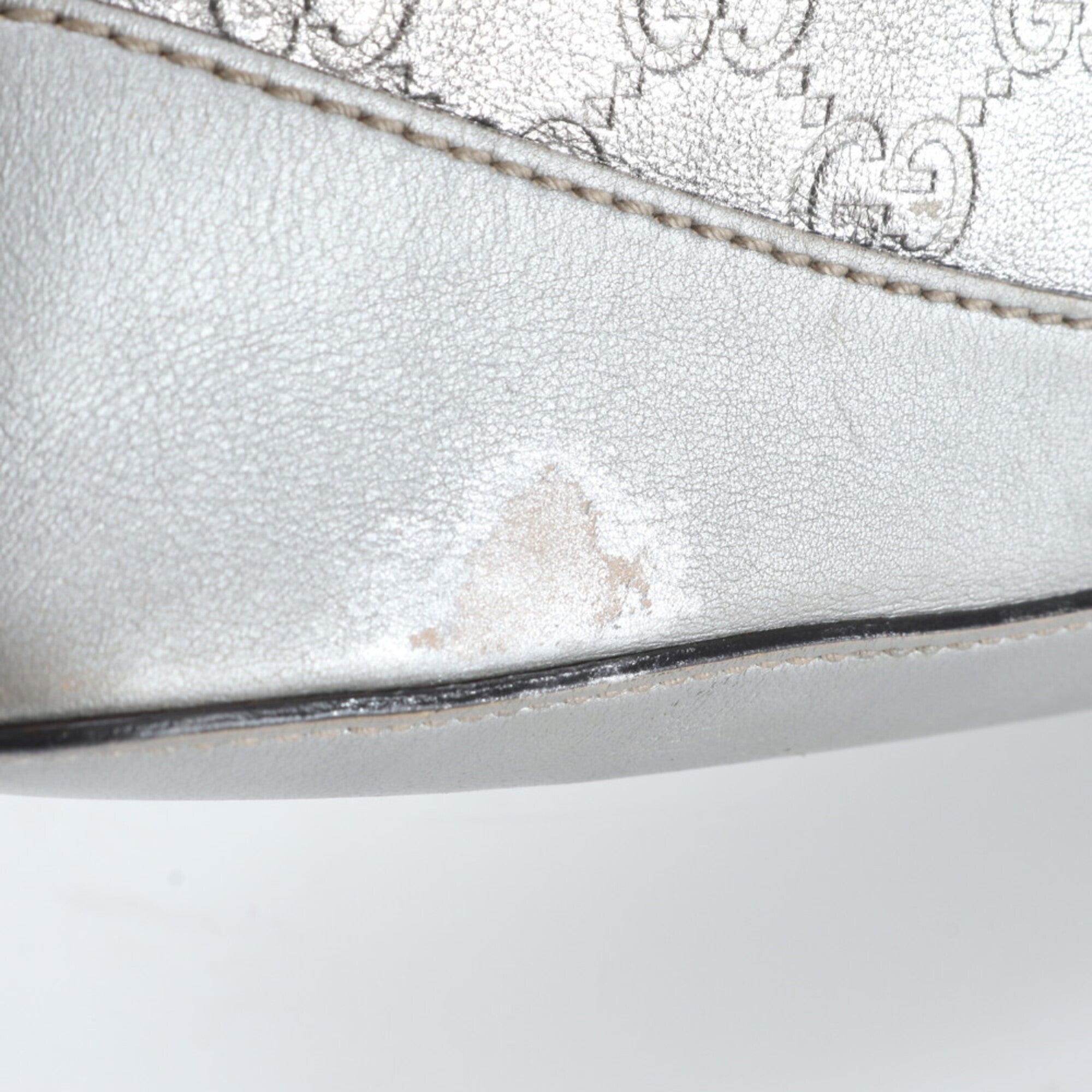 Gucci Leather Handbag Shoulder Bag (Pre-Owned)