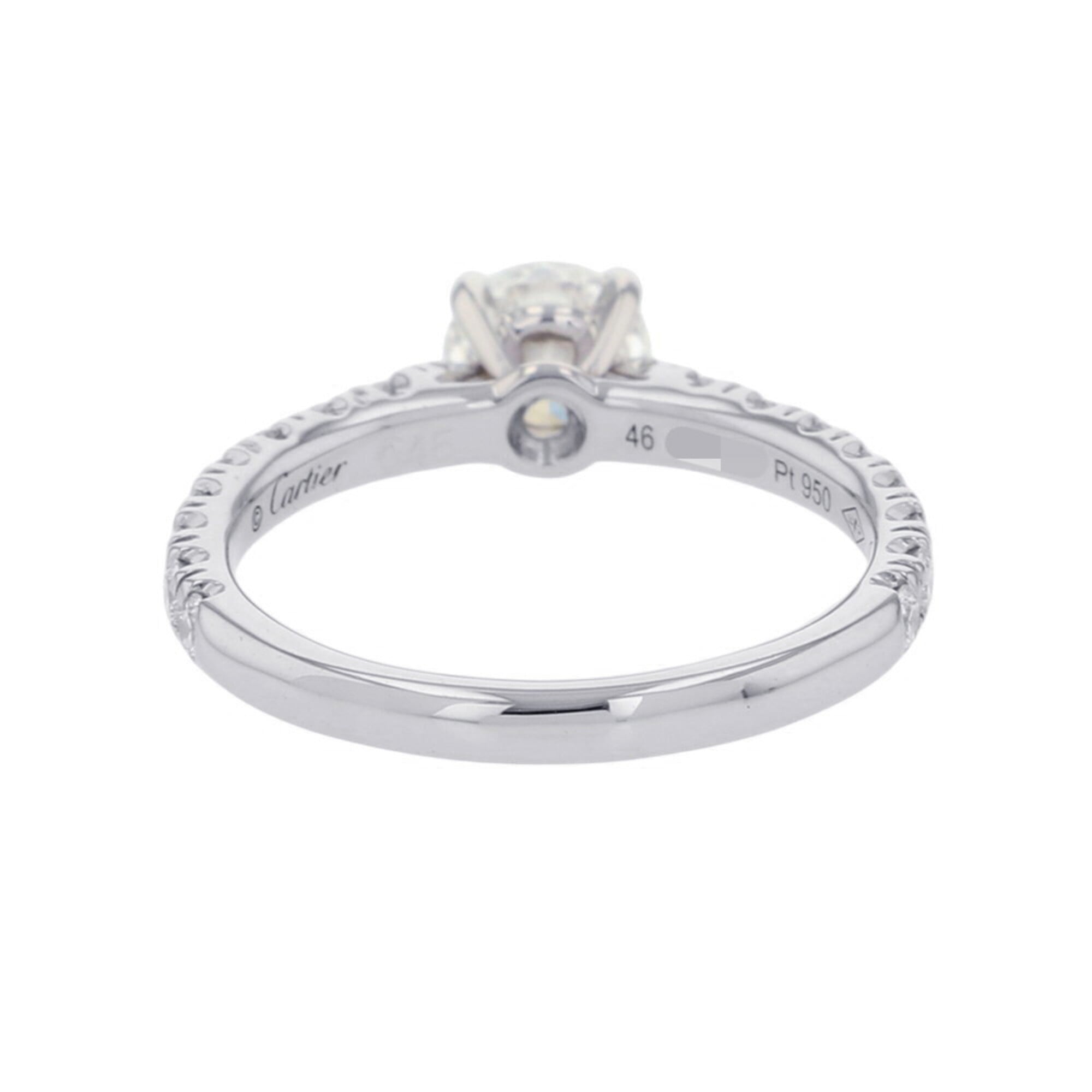 Cartier Platinum 950 Band Ring (Pre-Owned)