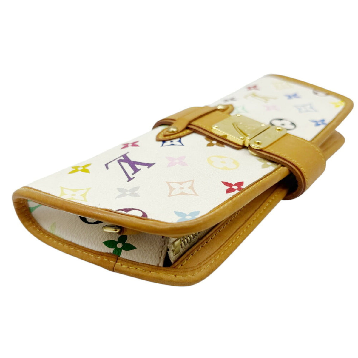 Louis Vuitton Blanc Monogram Multicolore Pouch (Pre-Owned)