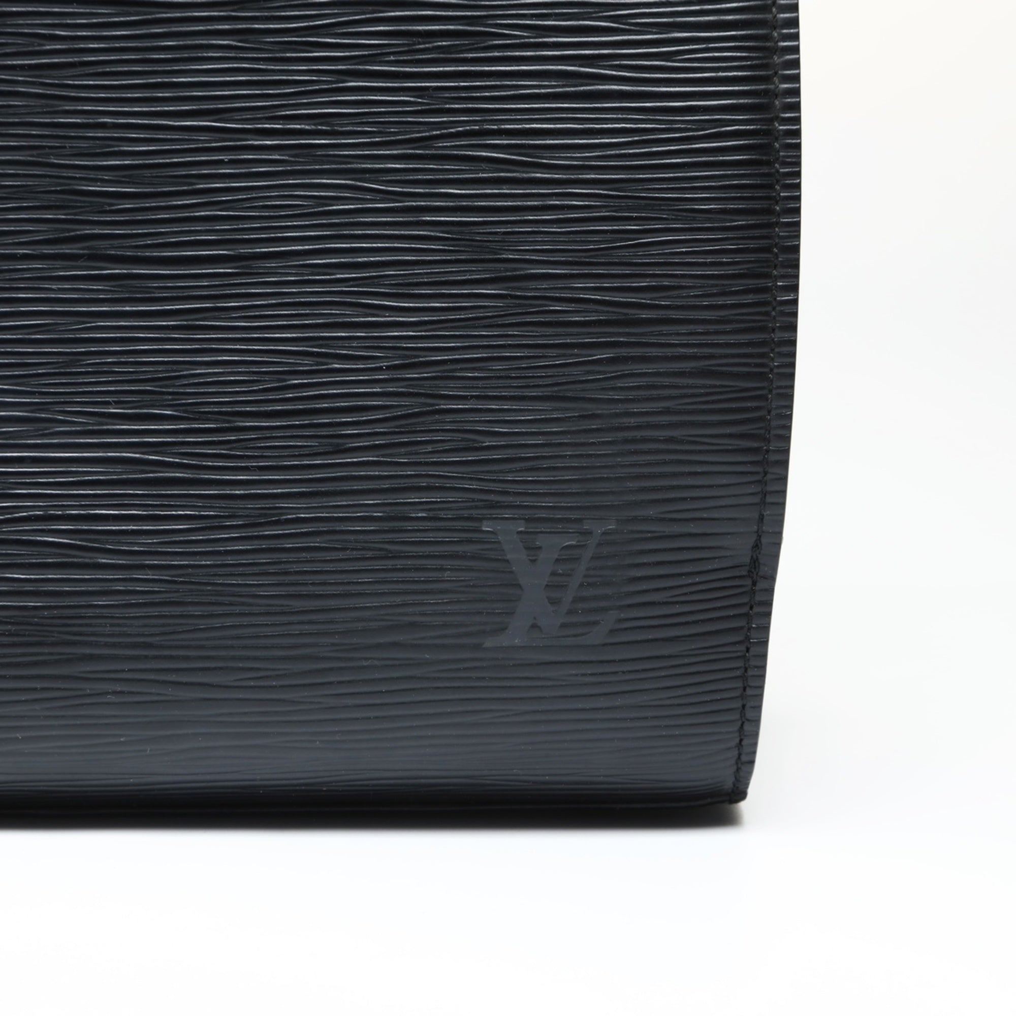 Louis Vuitton Epi Black Epi Leather Handbag (Pre-Owned)