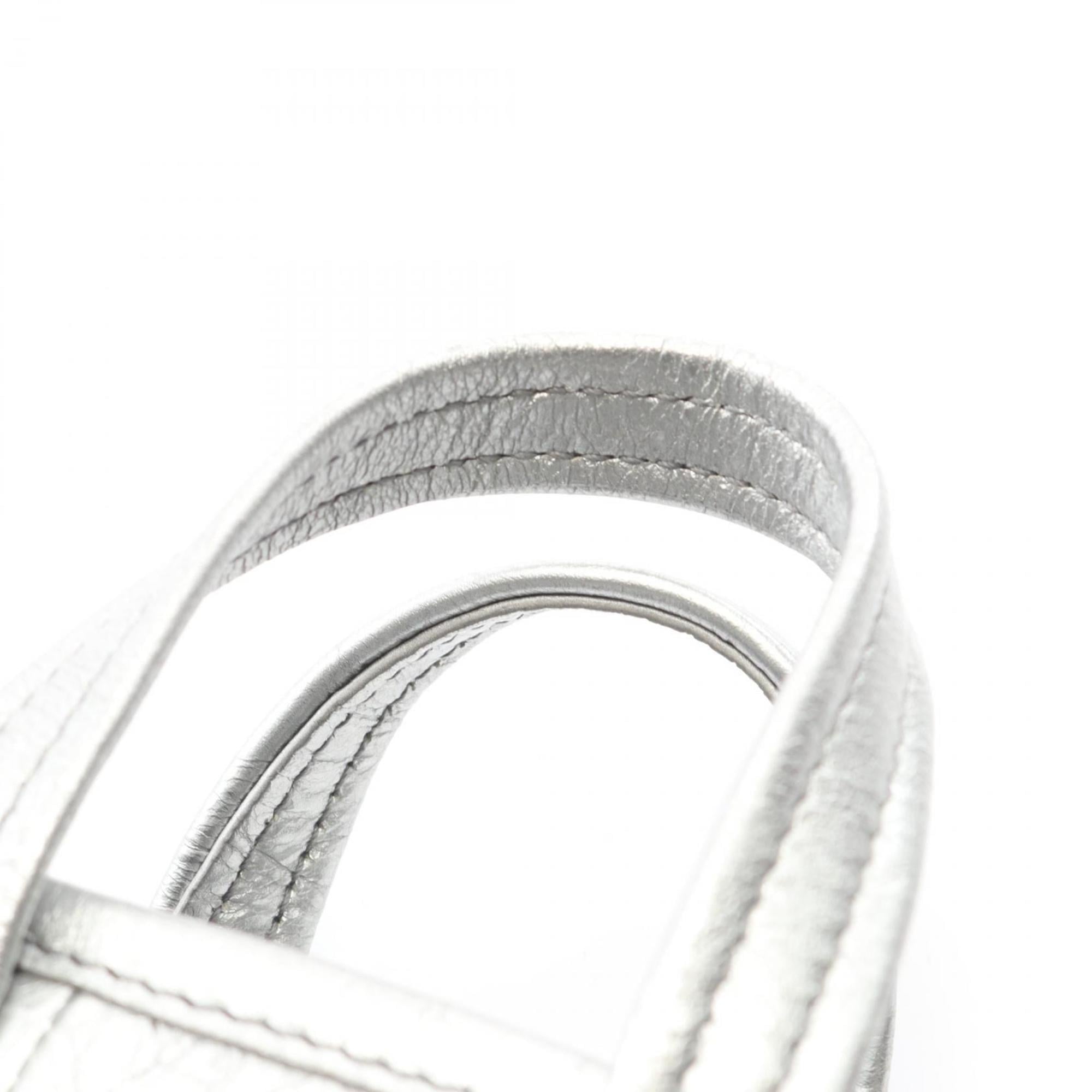 Balenciaga Silver Leather Shoulder Bag (Pre-Owned)