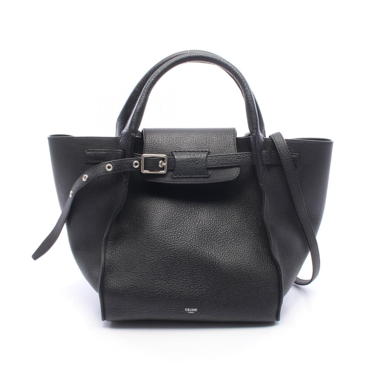 Celine Black Leather Handbag (Pre-Owned)