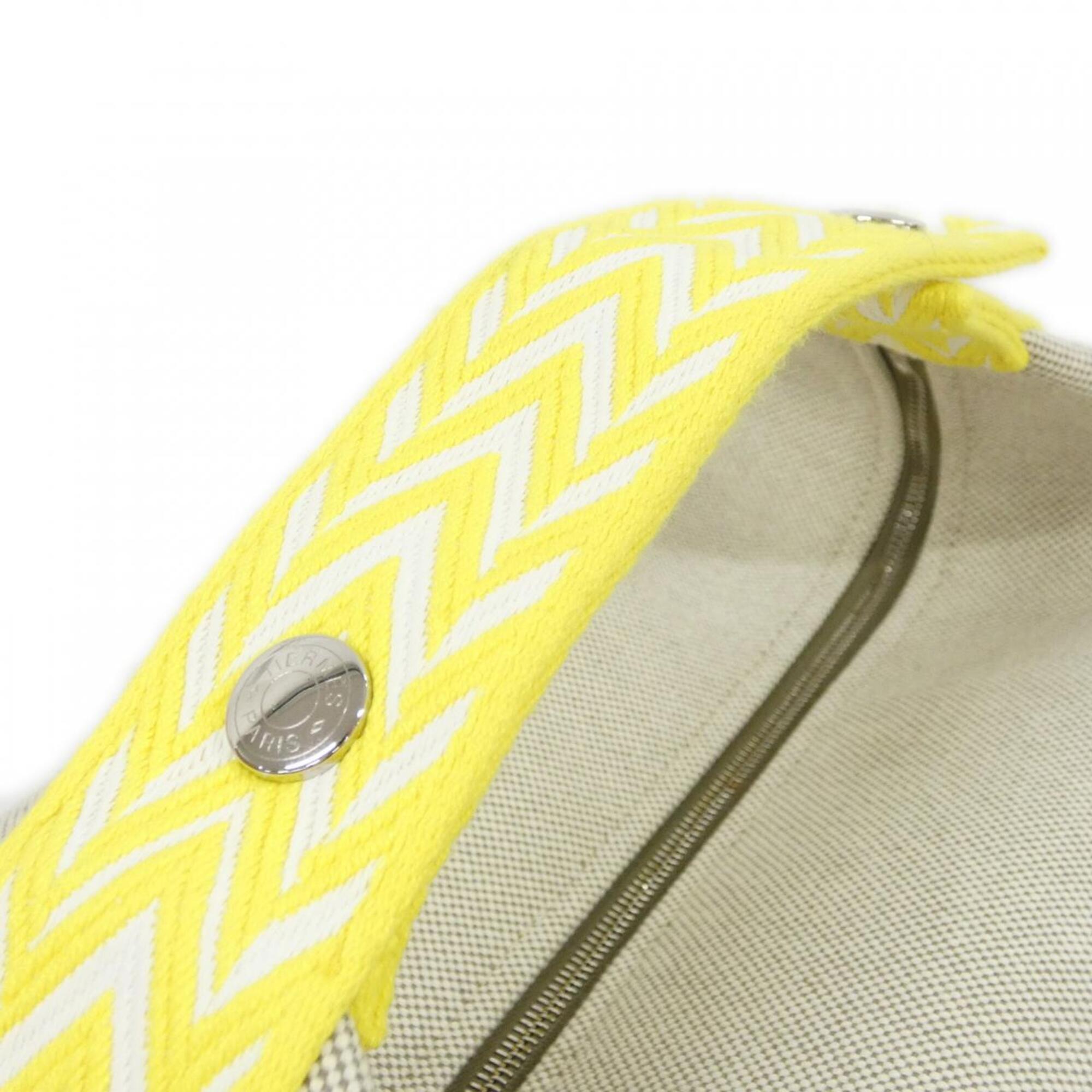 Hermes Beige Canvas Handbag Pouch (Pre-Owned)
