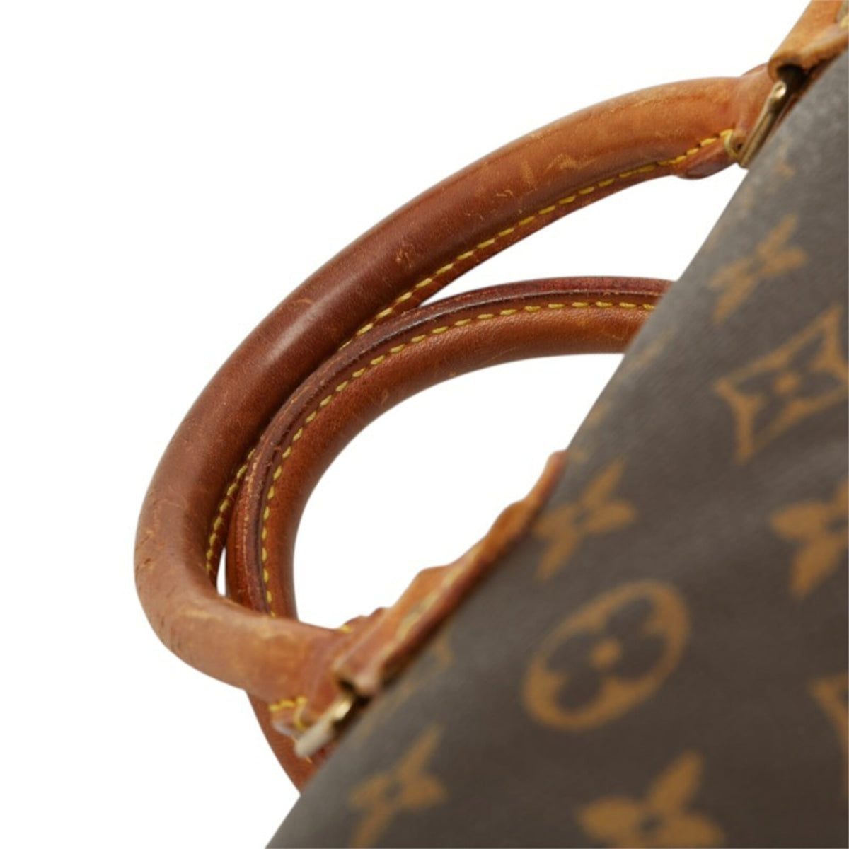Louis Vuitton Brown Monogram Pvc Leather Boston Bag Handbag (Pre-Owned)