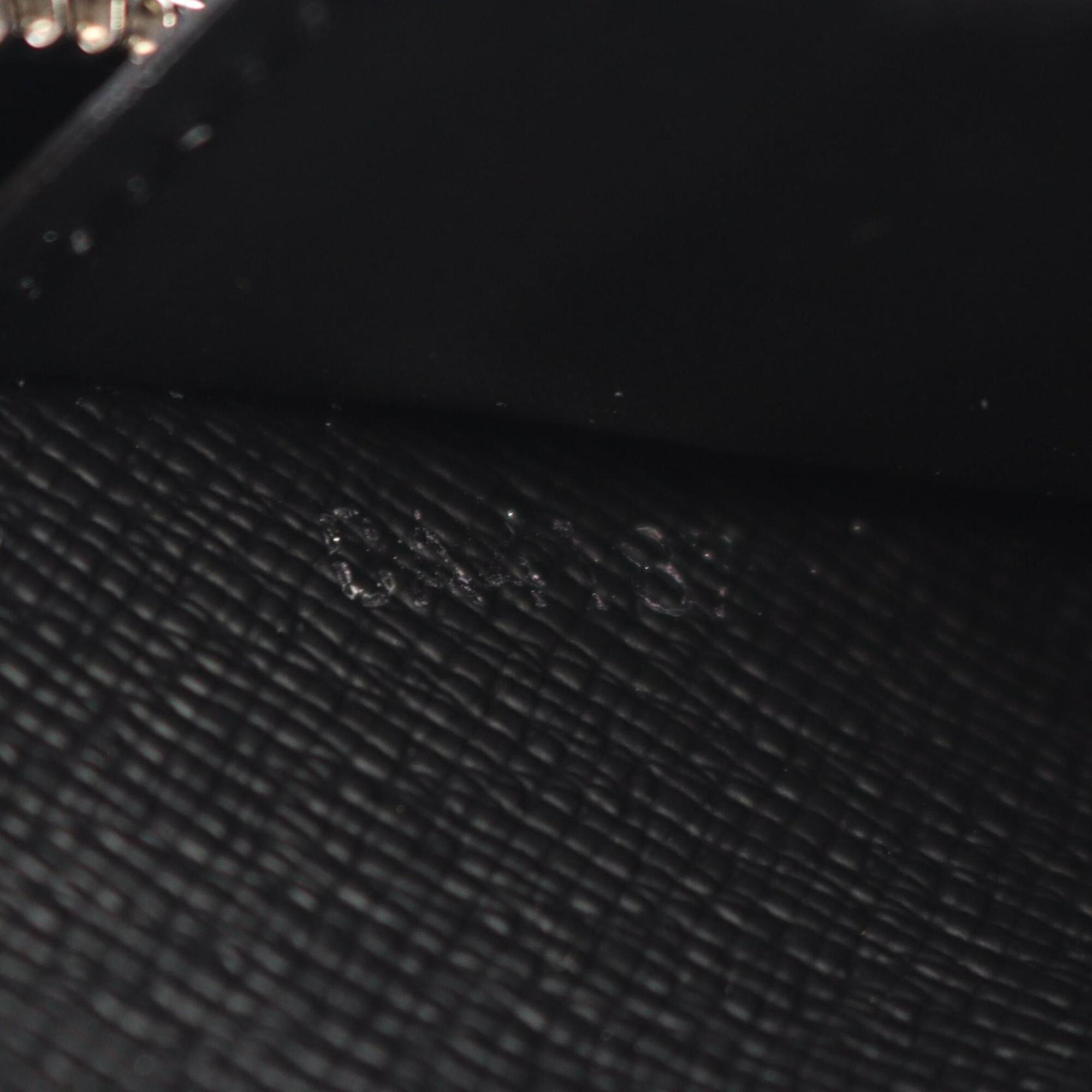Louis Vuitton Black Damier Graphite Leather Pvc Long Wallet (Bi-Fold) (Pre-Owned)