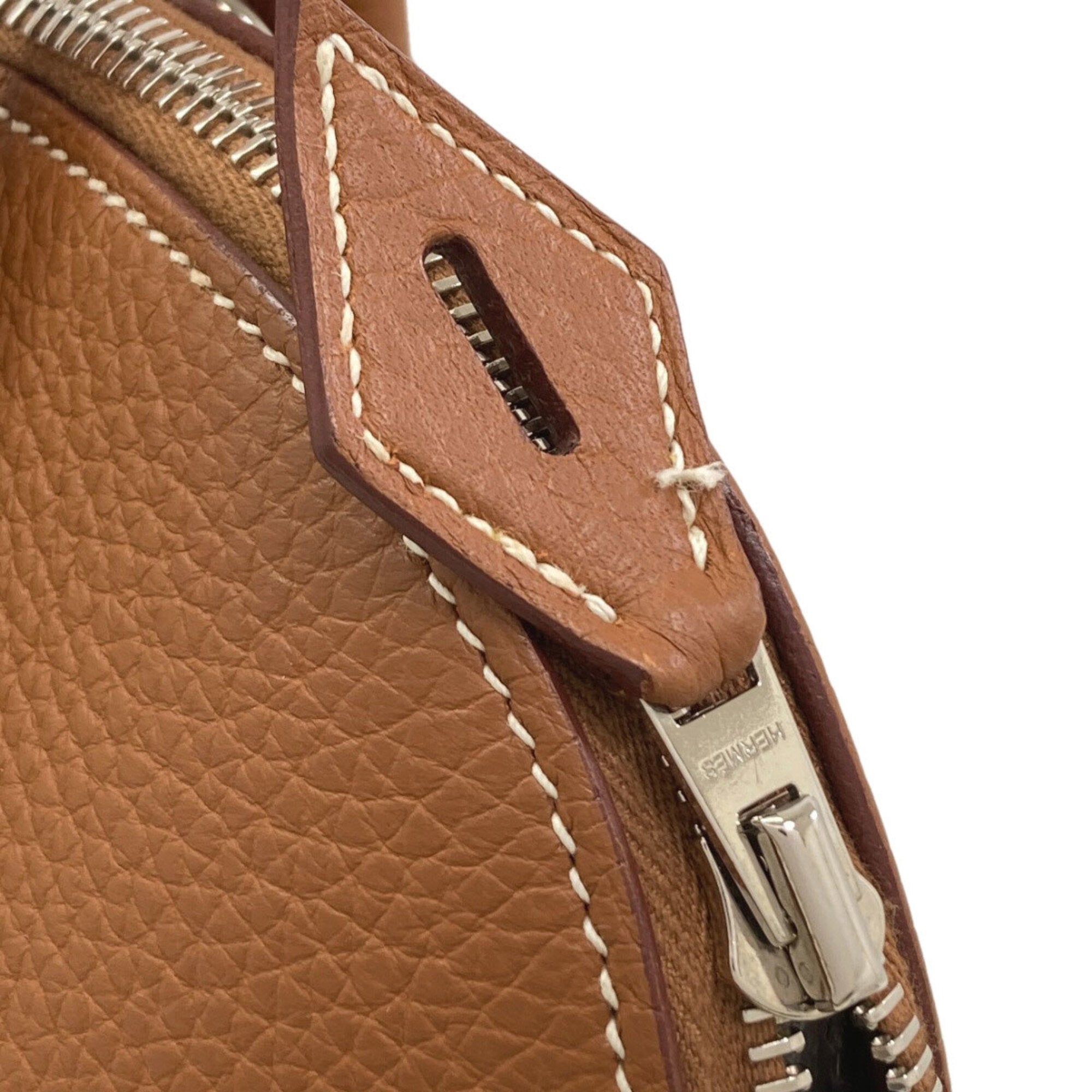 Hermes Bolide Gold Togo Leather Handbag (Pre-Owned)