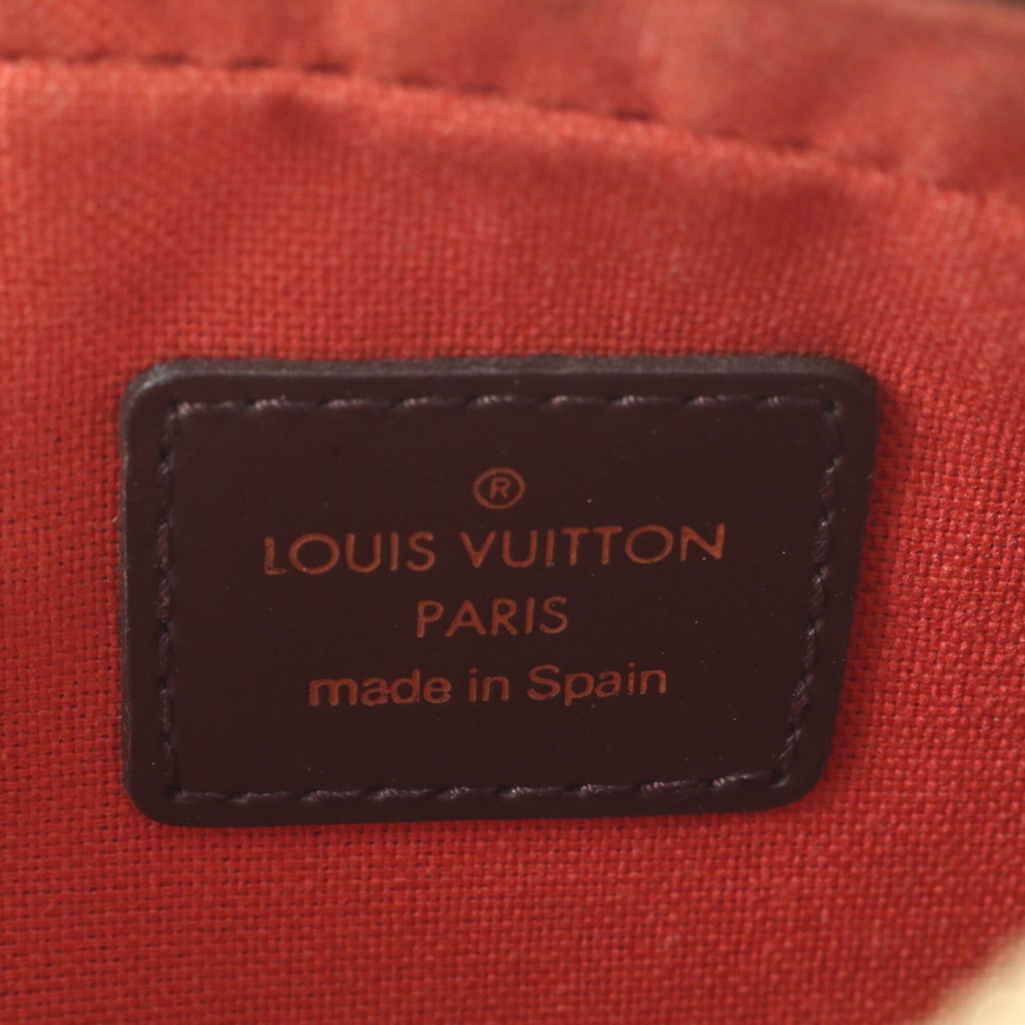 Louis Vuitton Ebene Coated Canvas Pouch Shoulder Bag Sling Bag (Pre-Owned)