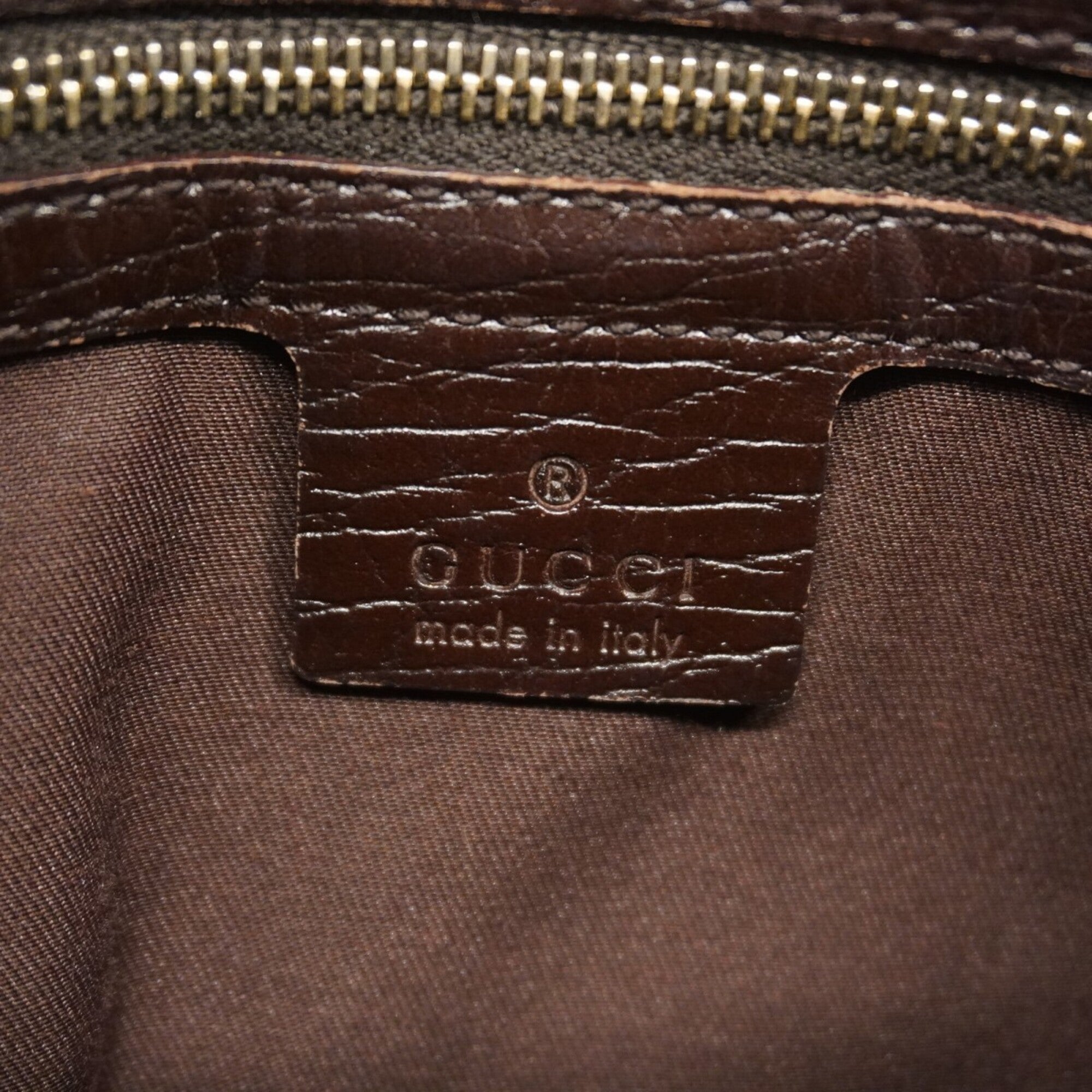 Gucci Beige Canvas Shoulder Bag (Pre-Owned)