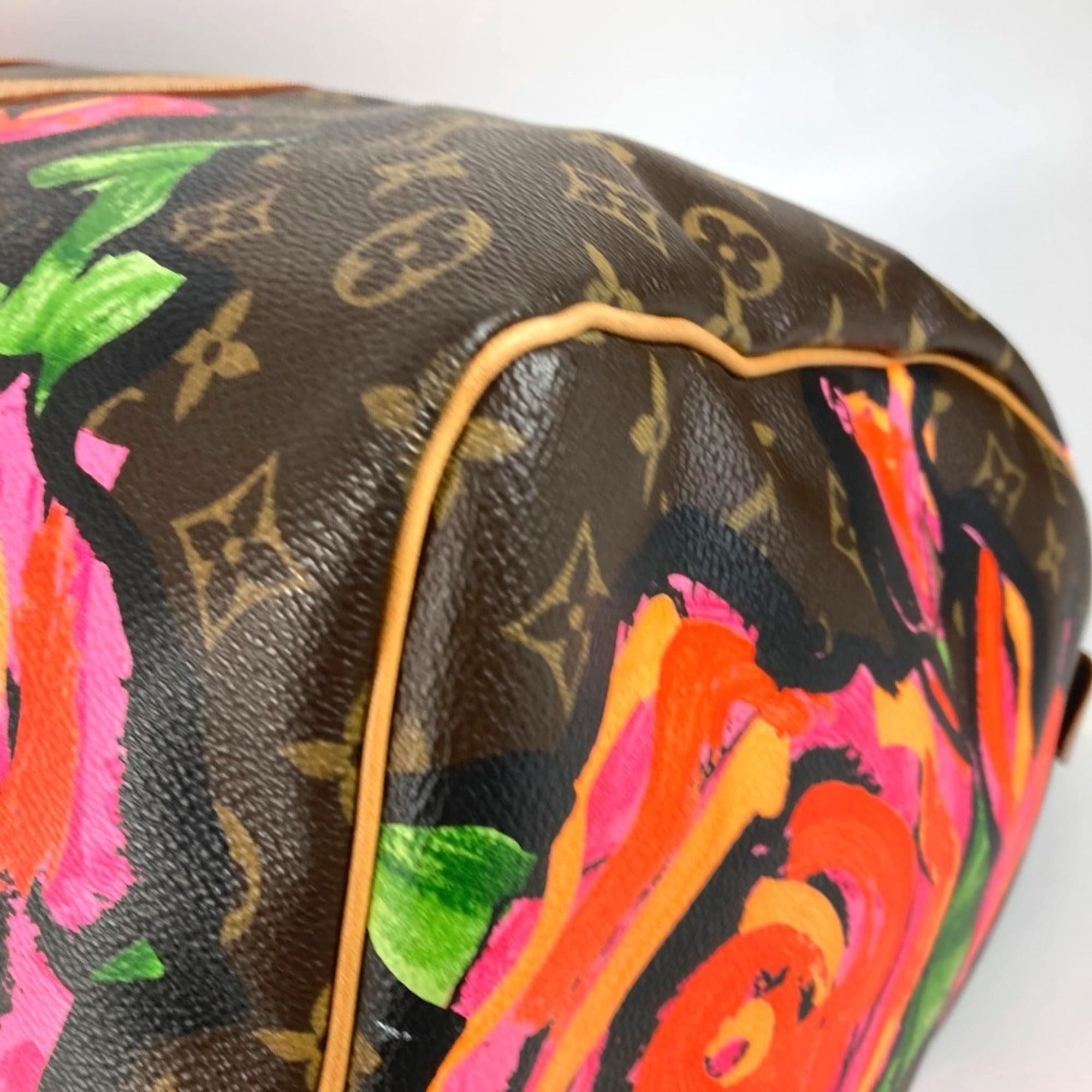 Louis Vuitton Monogram Rose Brown Monogram Rose Pink Monogram Boston Bag (Pre-Owned)