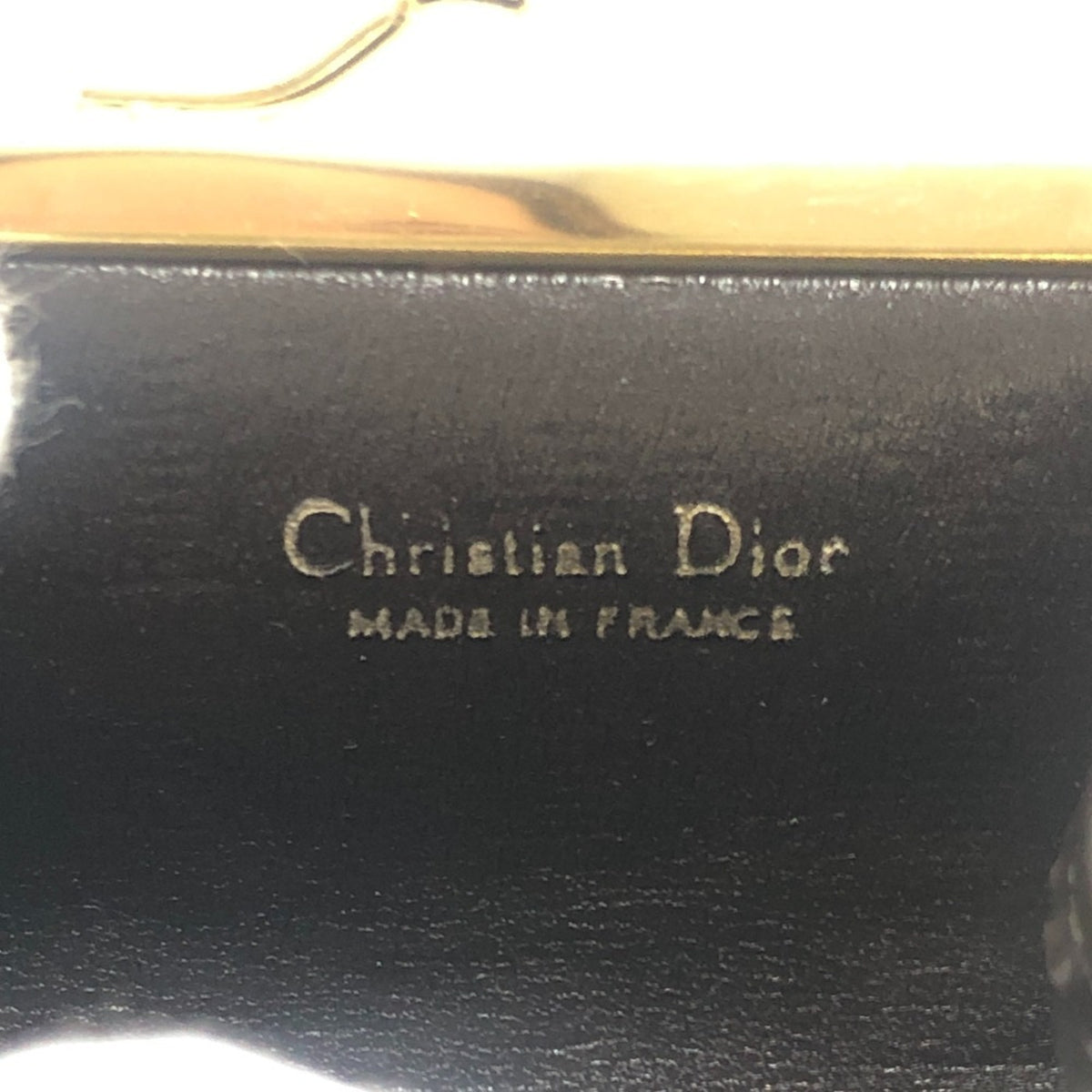 Christian Dior Brown Canvas Coin Purse/Coin Case (Pre-Owned)