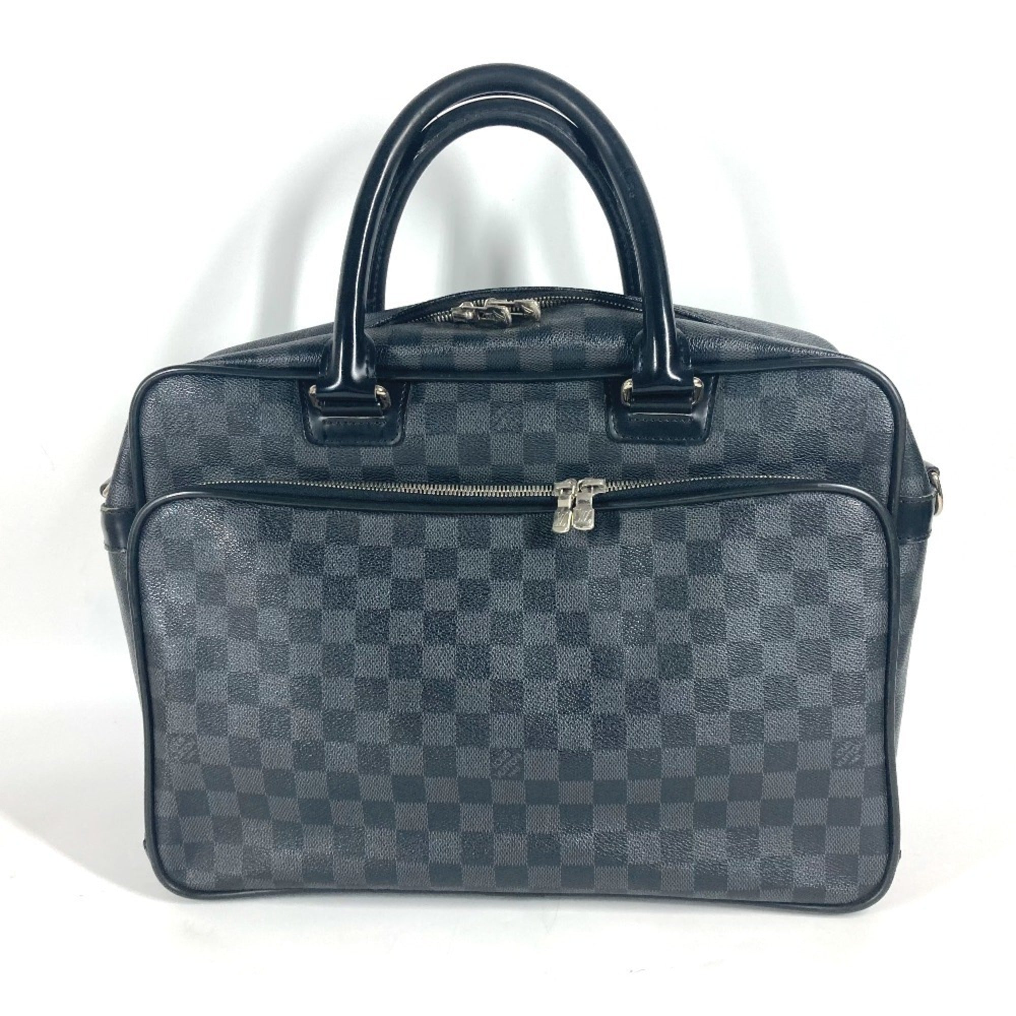 Louis Vuitton Black Damier Graphite Handbag Tote Bag (Pre-Owned)