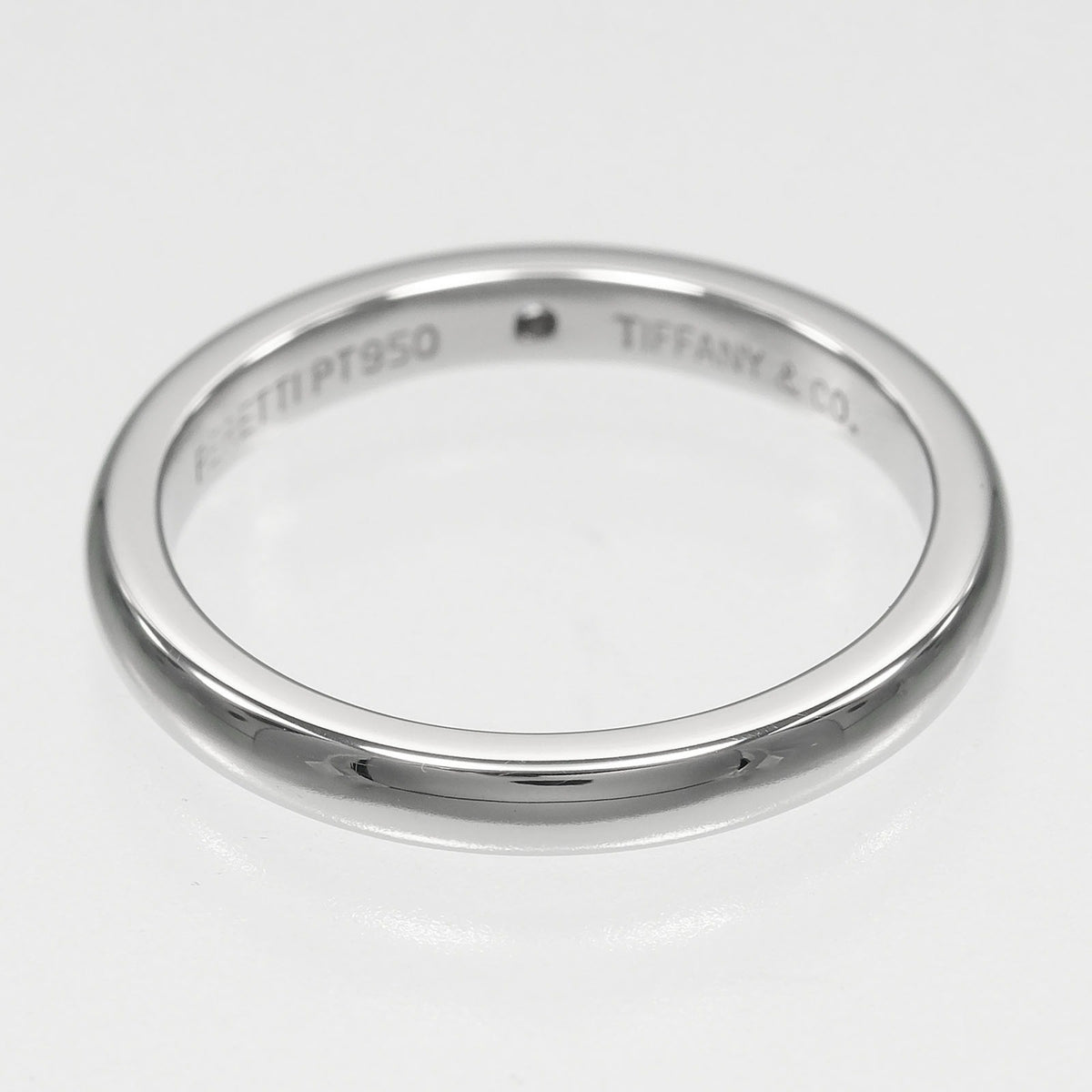 Tiffany Platinum 950 Band Ring (Pre-Owned)