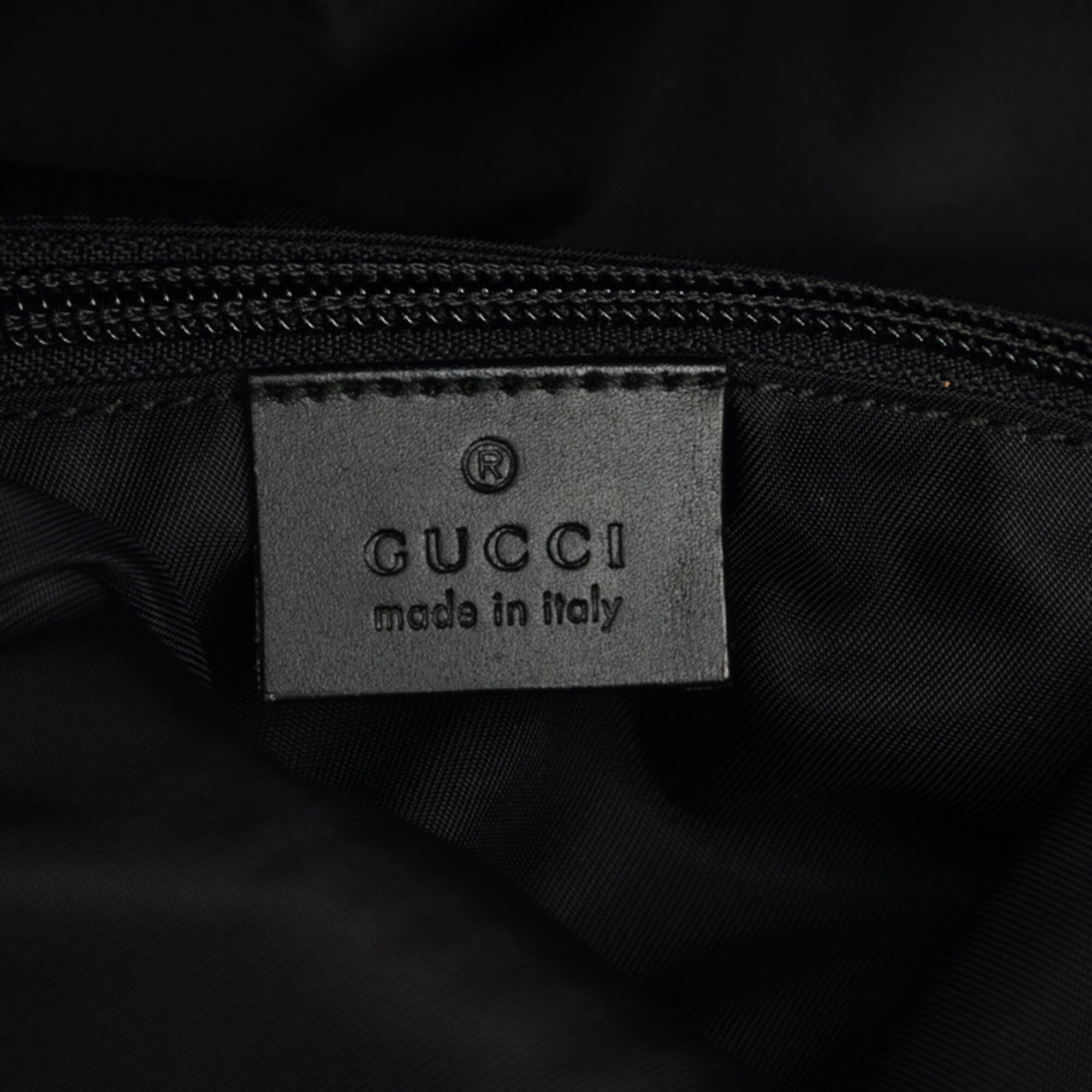 Gucci Black Canvas Backpack (Pre-Owned)