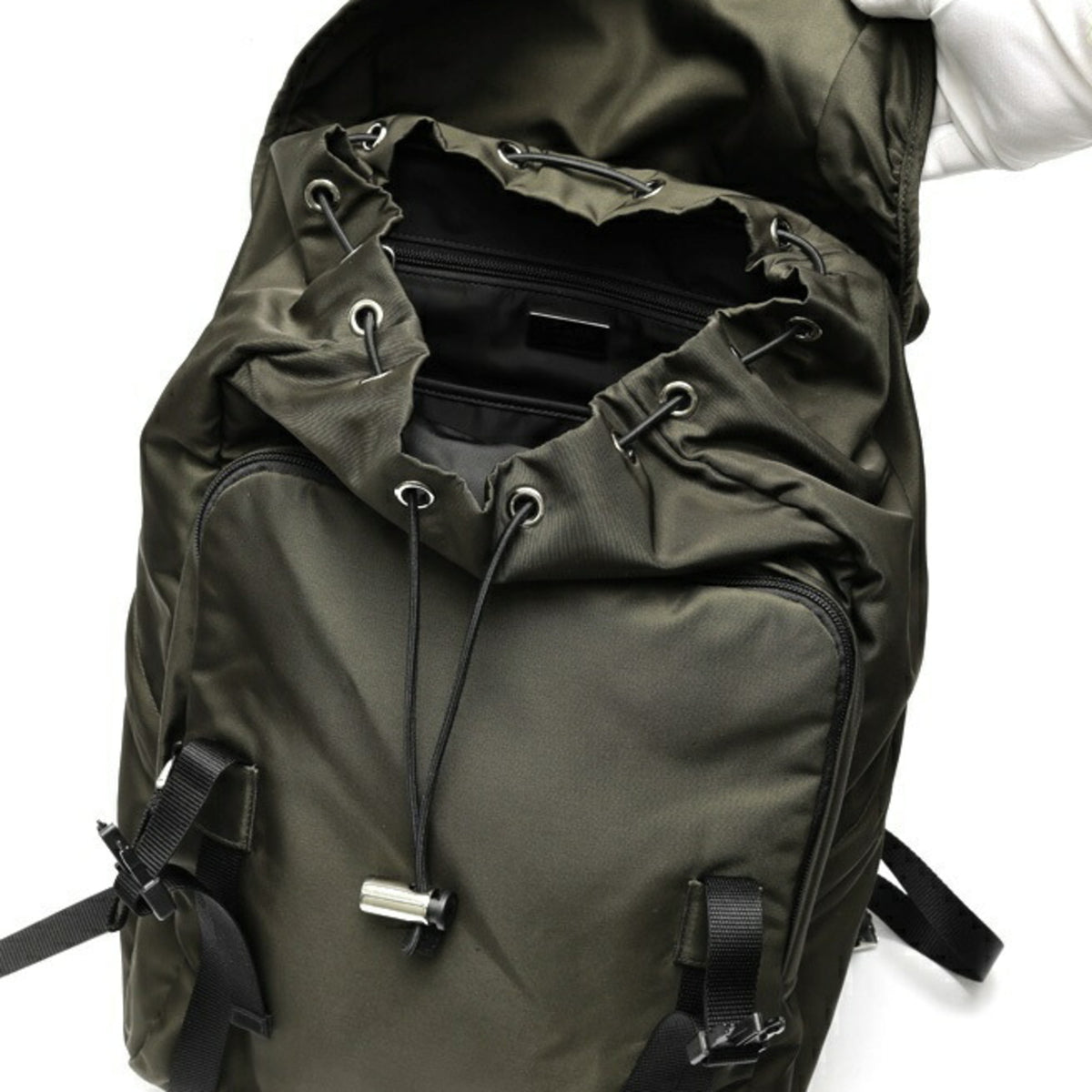 Prada Khaki Mimetico Nylon Backpack (Pre-Owned)