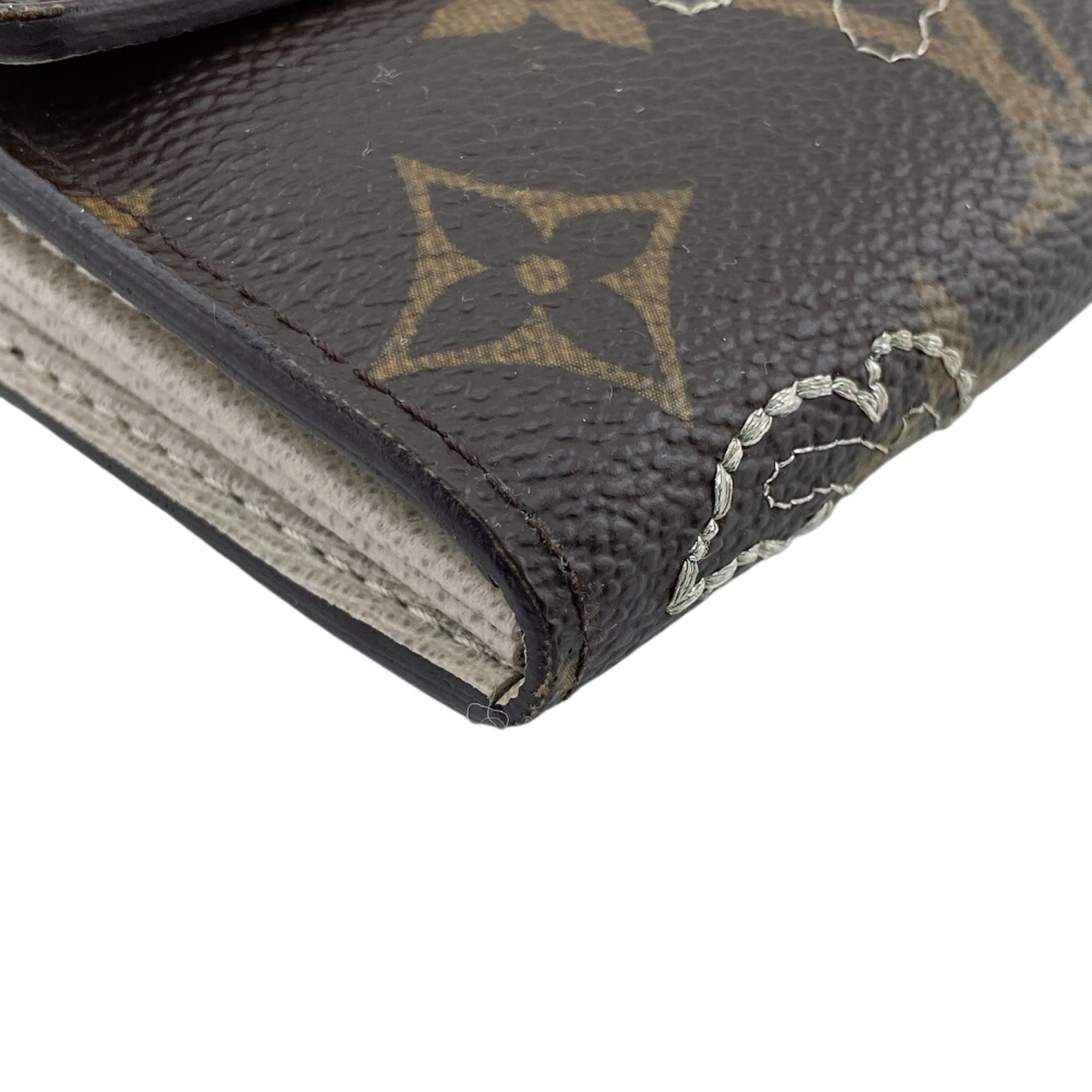 Louis Vuitton Brown Galle Monogram Monogram Long Wallet (Bi-Fold) (Pre-Owned)