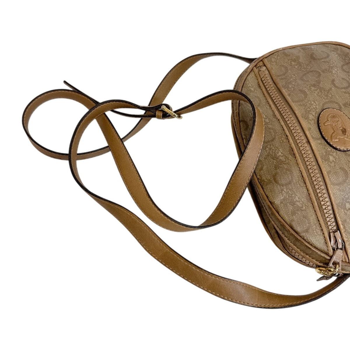 Celine Brown Pvc Leather Pochette Shoulder Bag (Pre-Owned)