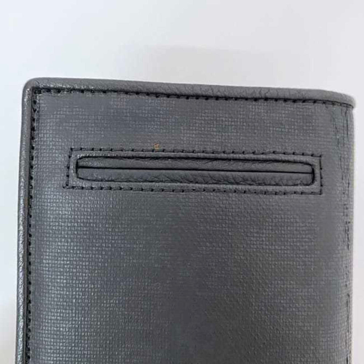 Dunhill Black Leather Long Wallet (Bi-Fold) (Pre-Owned)