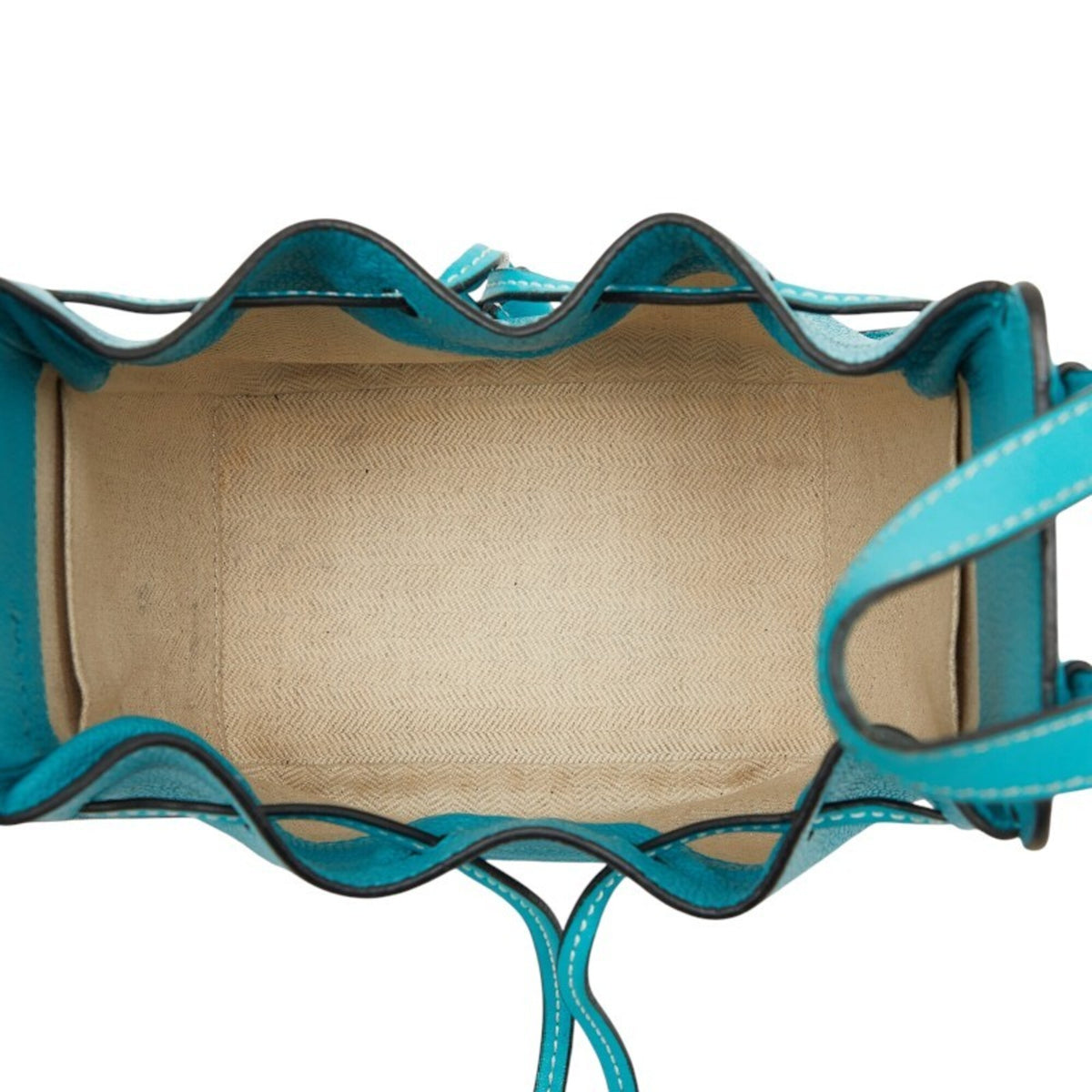 Loewe Hammock Blue Leather Handbag Shoulder Bag (Pre-Owned)