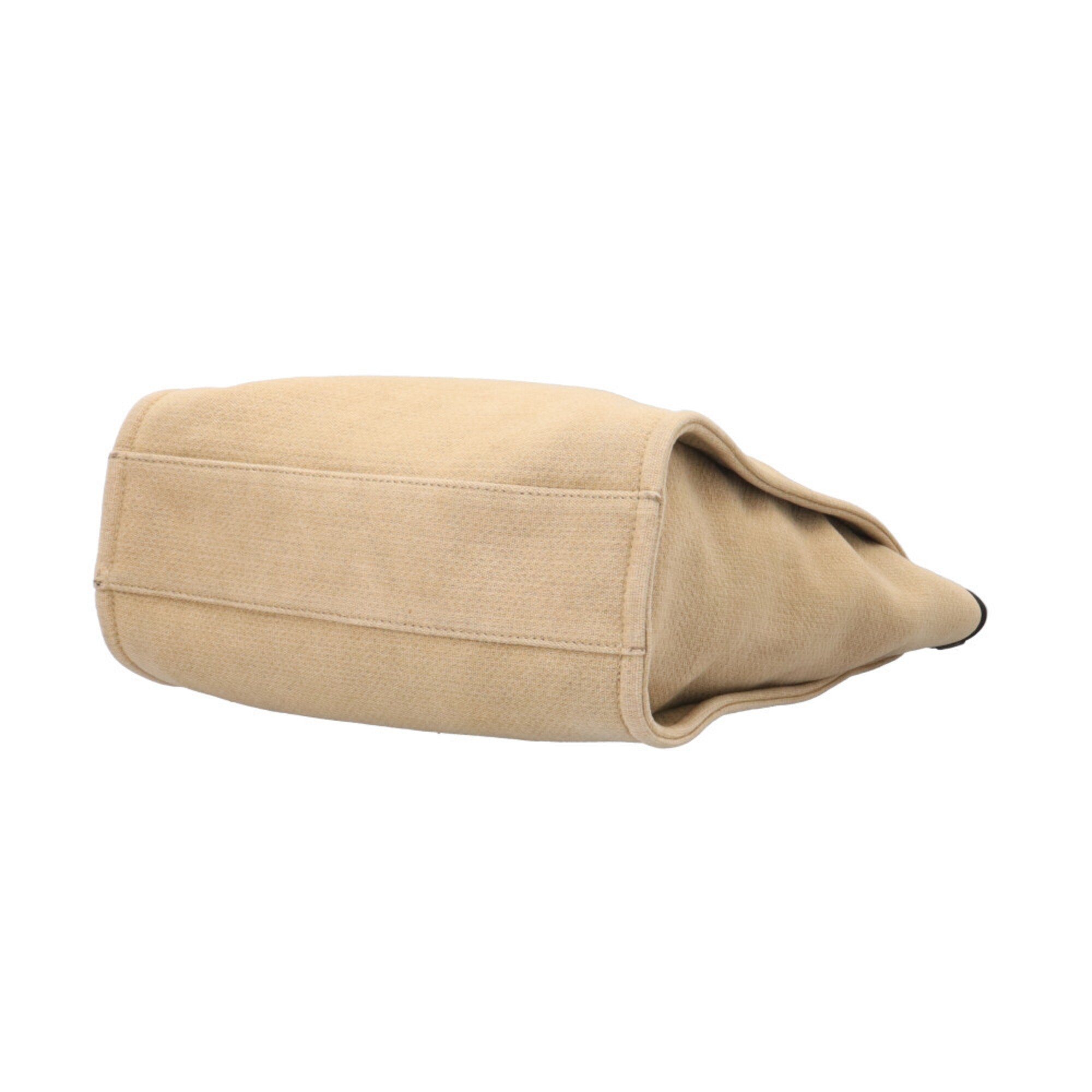 Chanel Beige Canvas Tote Bag (Pre-Owned)