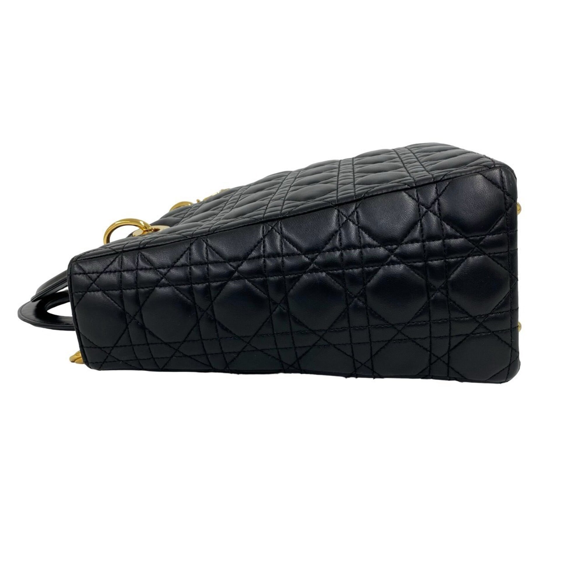 Christian Dior Black Leather Handbag (Pre-Owned)