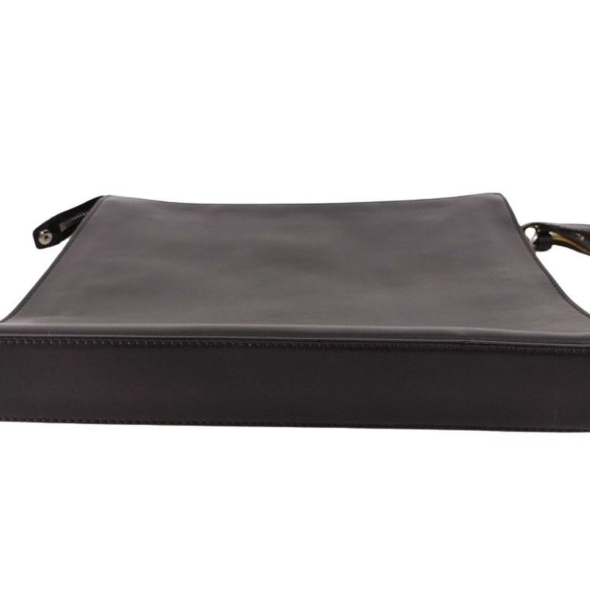 Fendi Black Yellow Leather Clutch Bag (Pre-Owned)