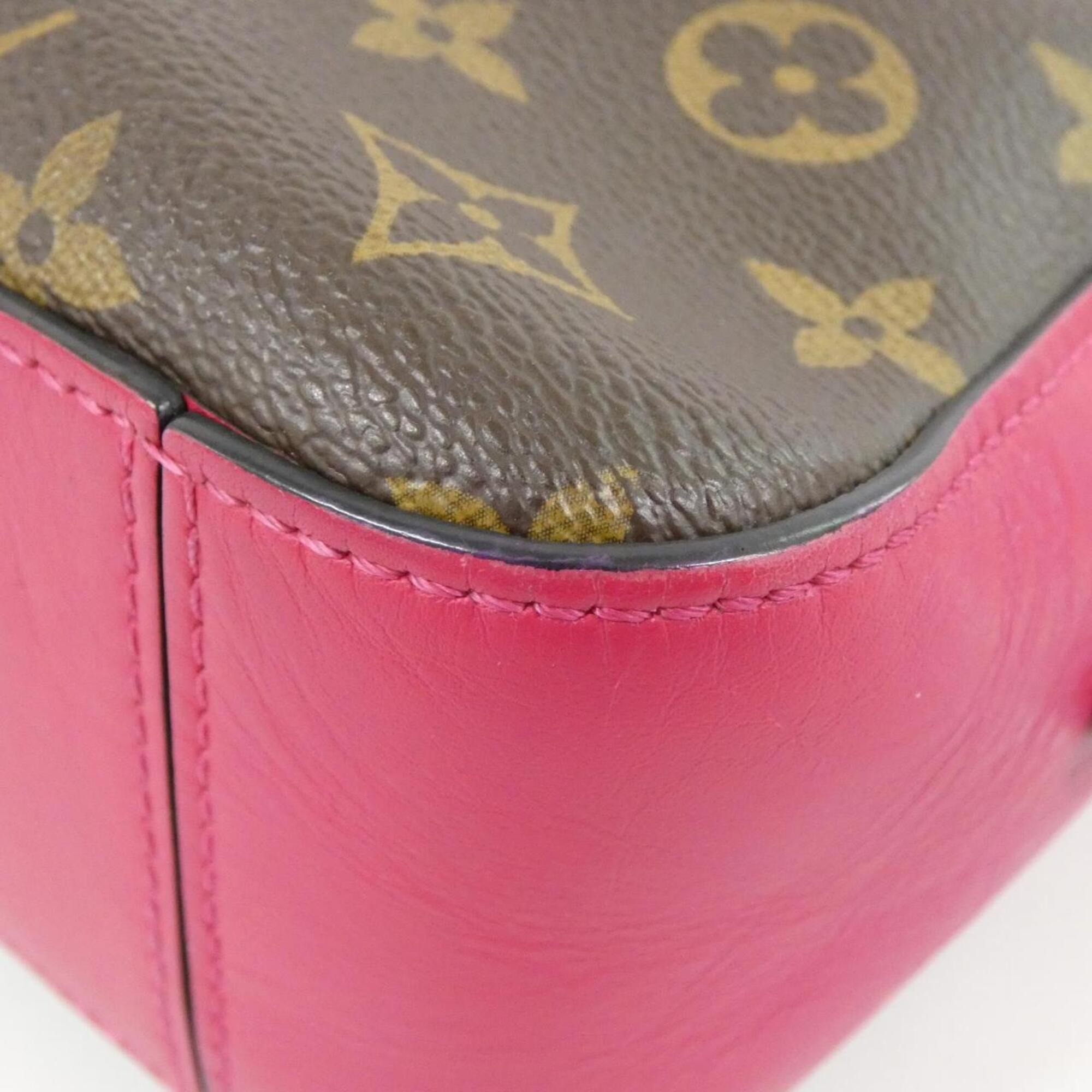 Louis Vuitton Monogram Brown Coated Canvas Shoulder Bag (Pre-Owned)