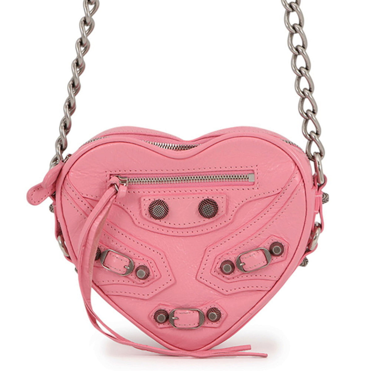 Balenciaga Pink Leather Shoulder Bag (Pre-Owned)