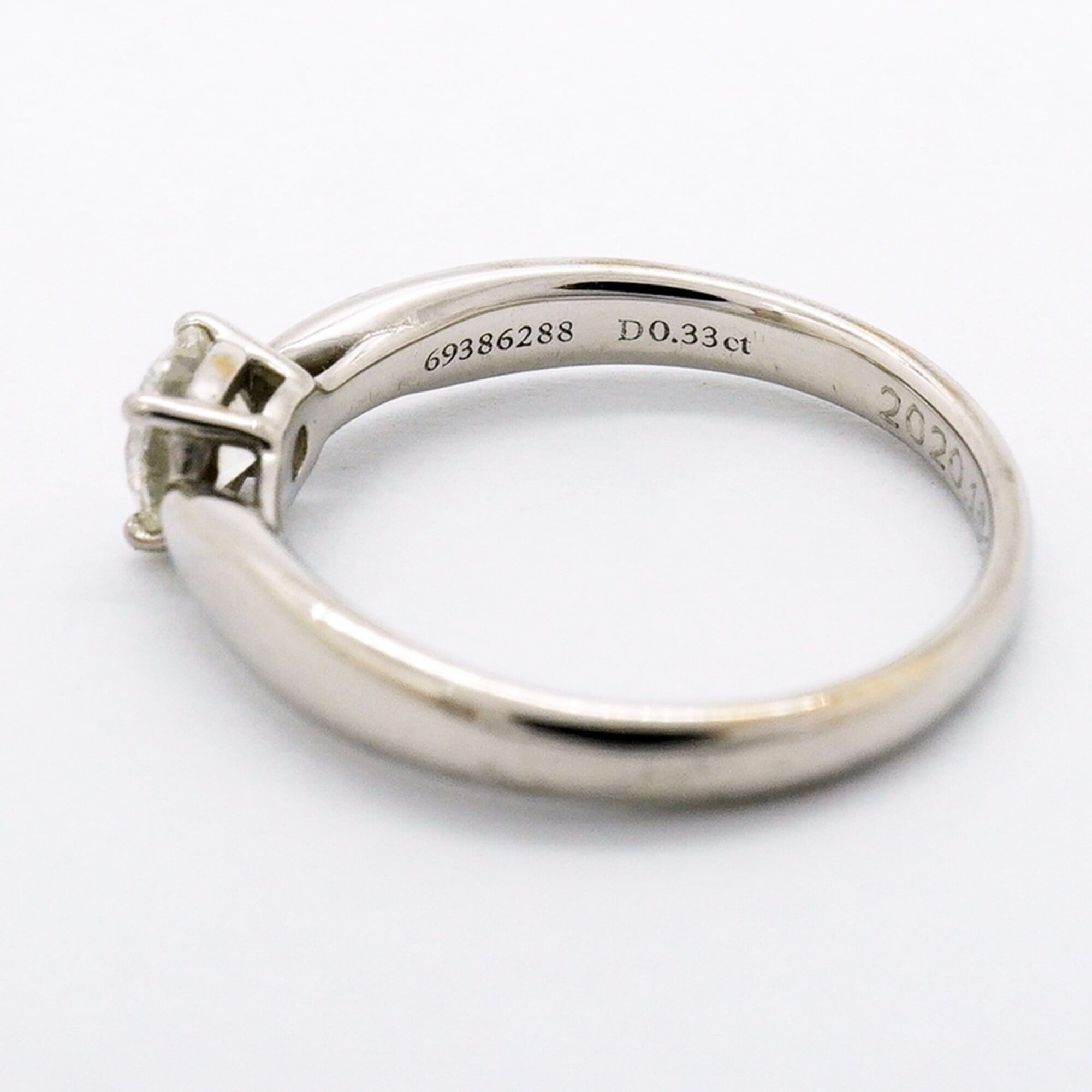 Tiffany Platinum 950 Band Ring (Pre-Owned)