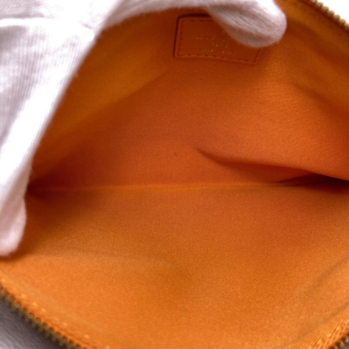 Louis Vuitton Monogram Denim Gray Orange Canvas Monogram Monogram Denim Shoulder Bag (Pre-Owned)