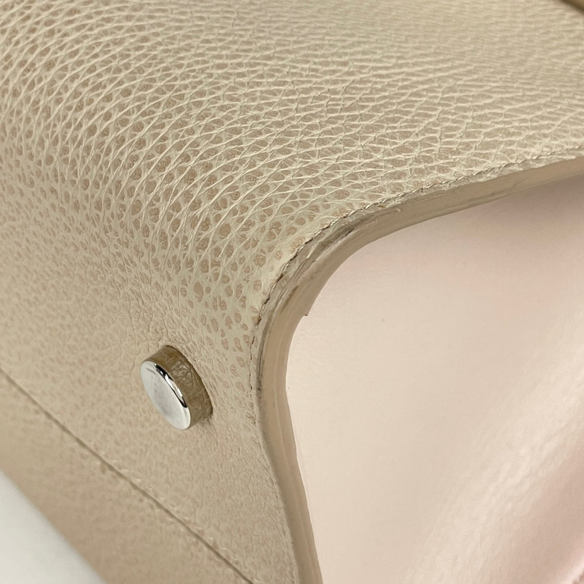 Christian Dior Beige Leather Handbag (Pre-Owned)
