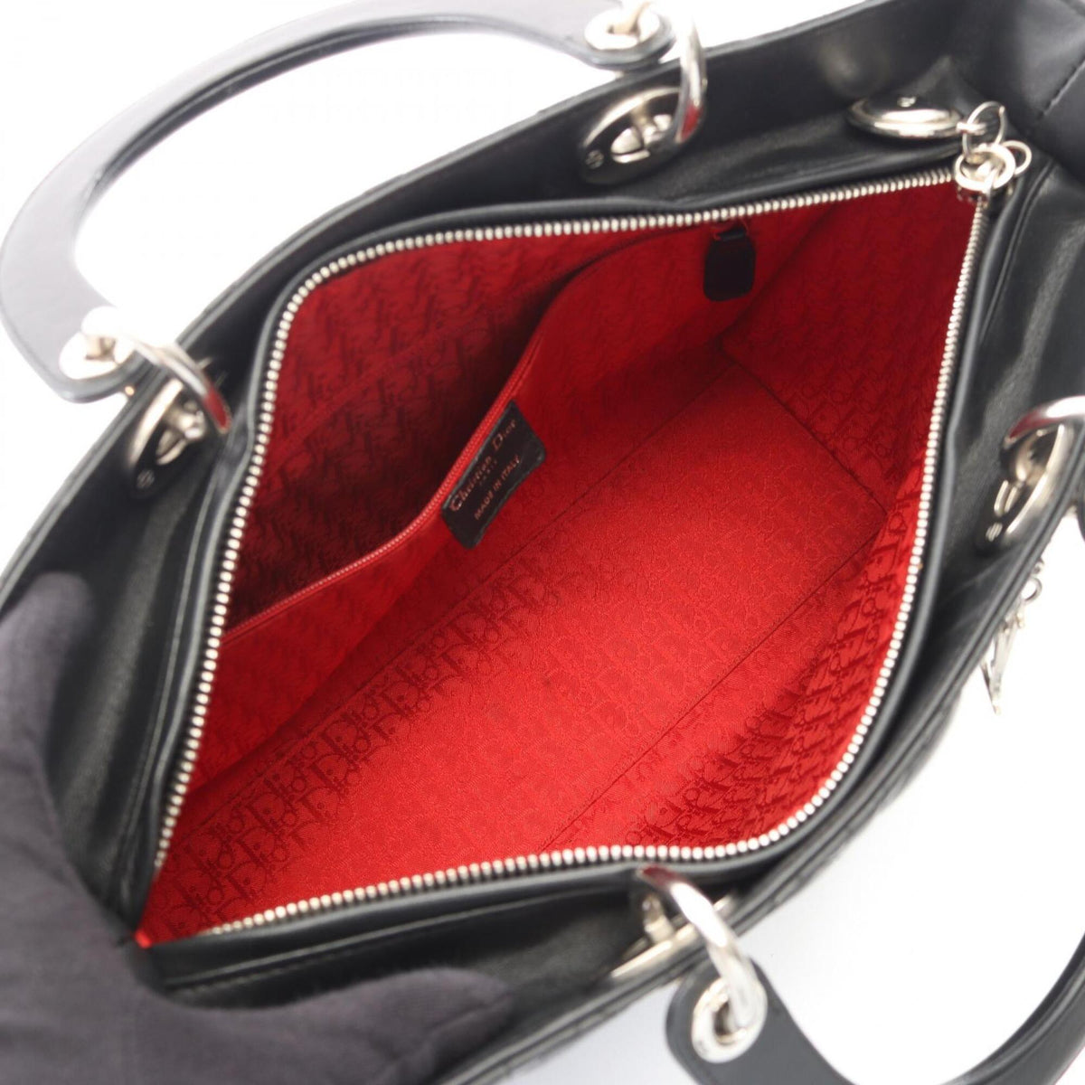 Christian Dior Black Leather Handbag (Pre-Owned)