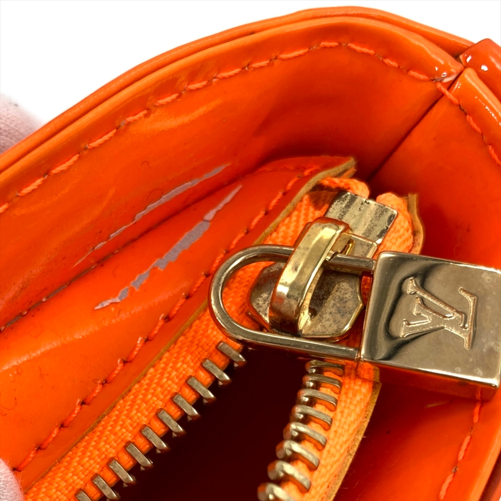 Louis Vuitton Monogram Vernis Orange Monogram Vernis Tote Bag (Pre-Owned)
