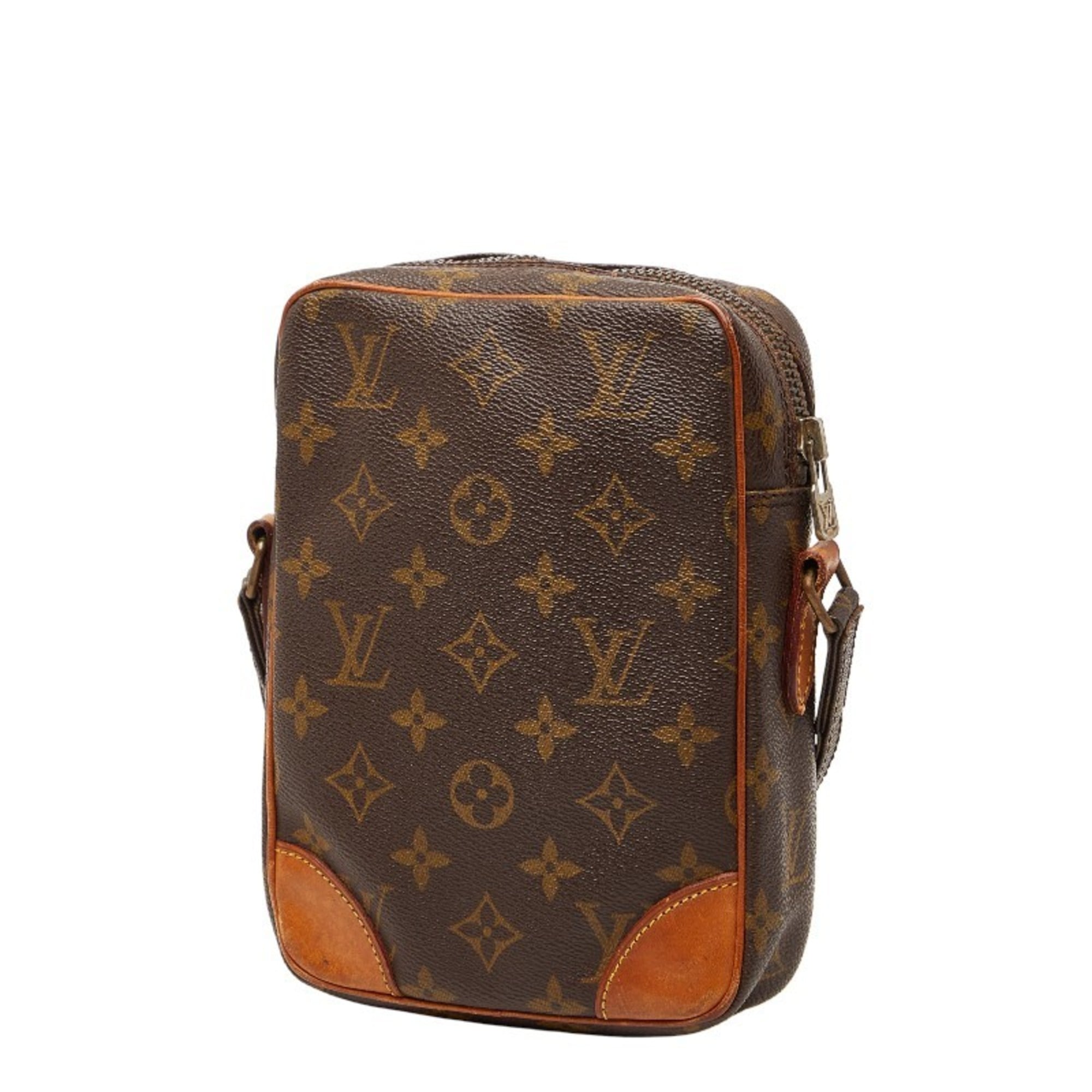 Louis Vuitton Brown Pvc Leather Shoulder Bag (Pre-Owned)