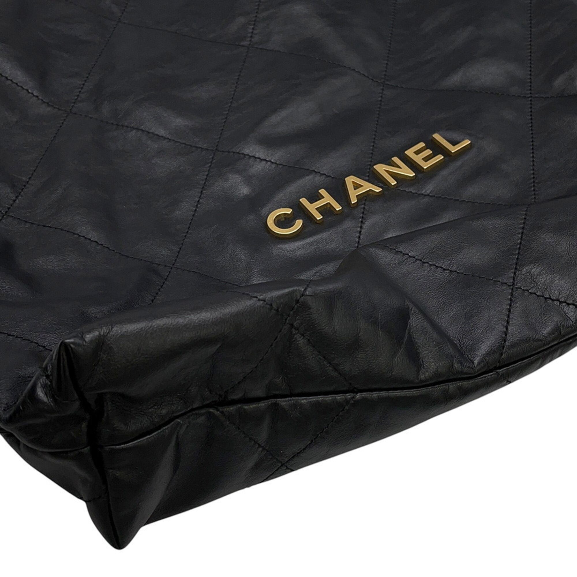 Chanel Black Leather Backpack (Pre-Owned)