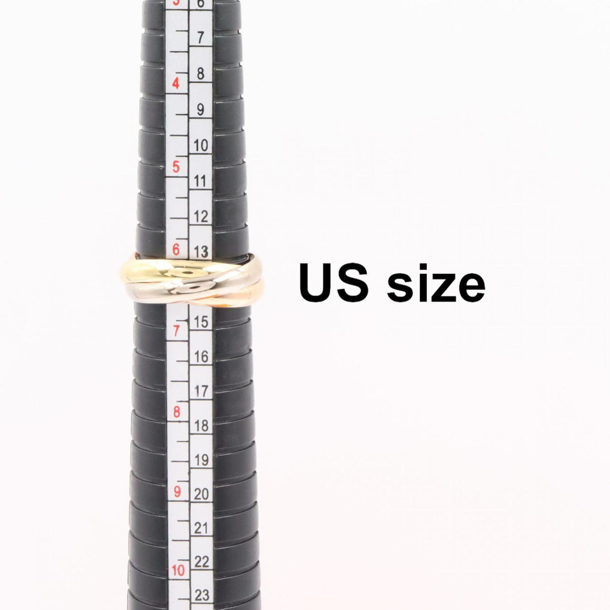 Cartier Gold Silver Yellow Gold (18K) Pink Gold (18K) White Gold (18K) Band Ring (Pre-Owned)