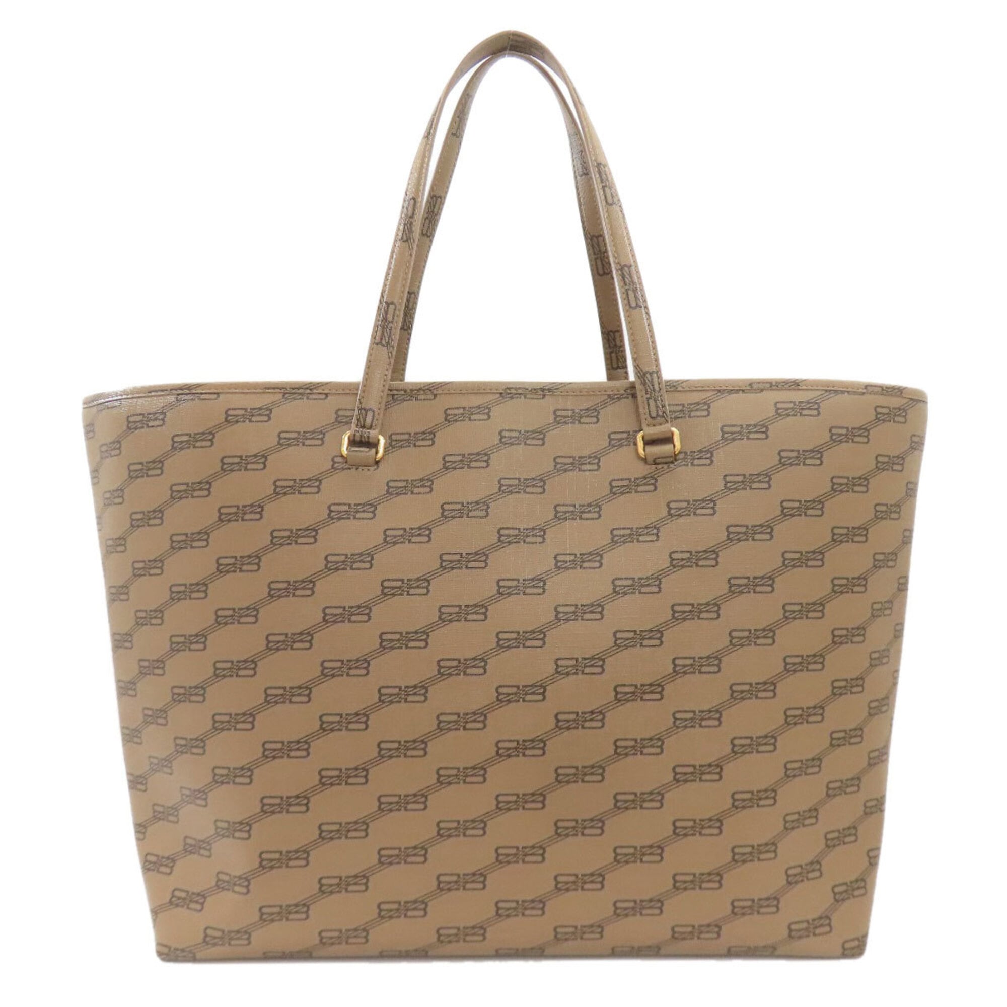Balenciaga Brown Pvc Tote Bag (Pre-Owned)