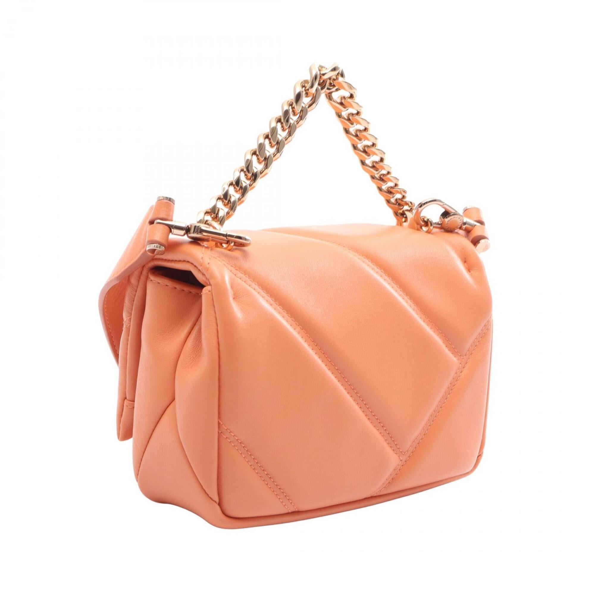 Bvlgari Orange Leather Handbag (Pre-Owned)