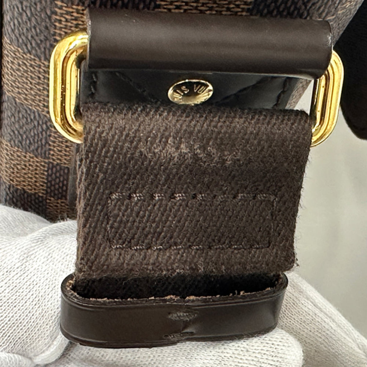Louis Vuitton Brown Damier Canvas Ebene Damier Canvas Handbag Shoulder Bag (Pre-Owned)