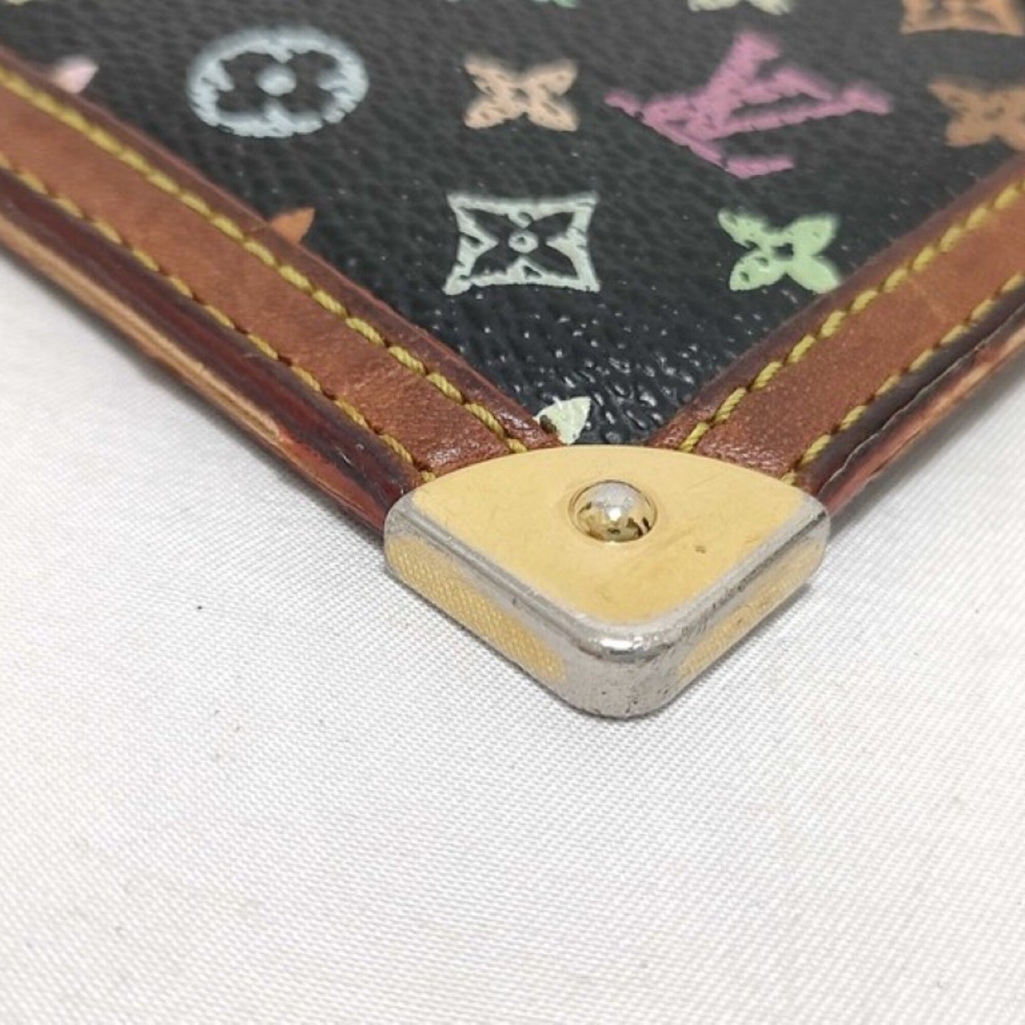 Louis Vuitton Black Galle Grenade Monogram Multi-Color Monogram Multicolore Coin Purse/Coin Case (Pre-Owned)