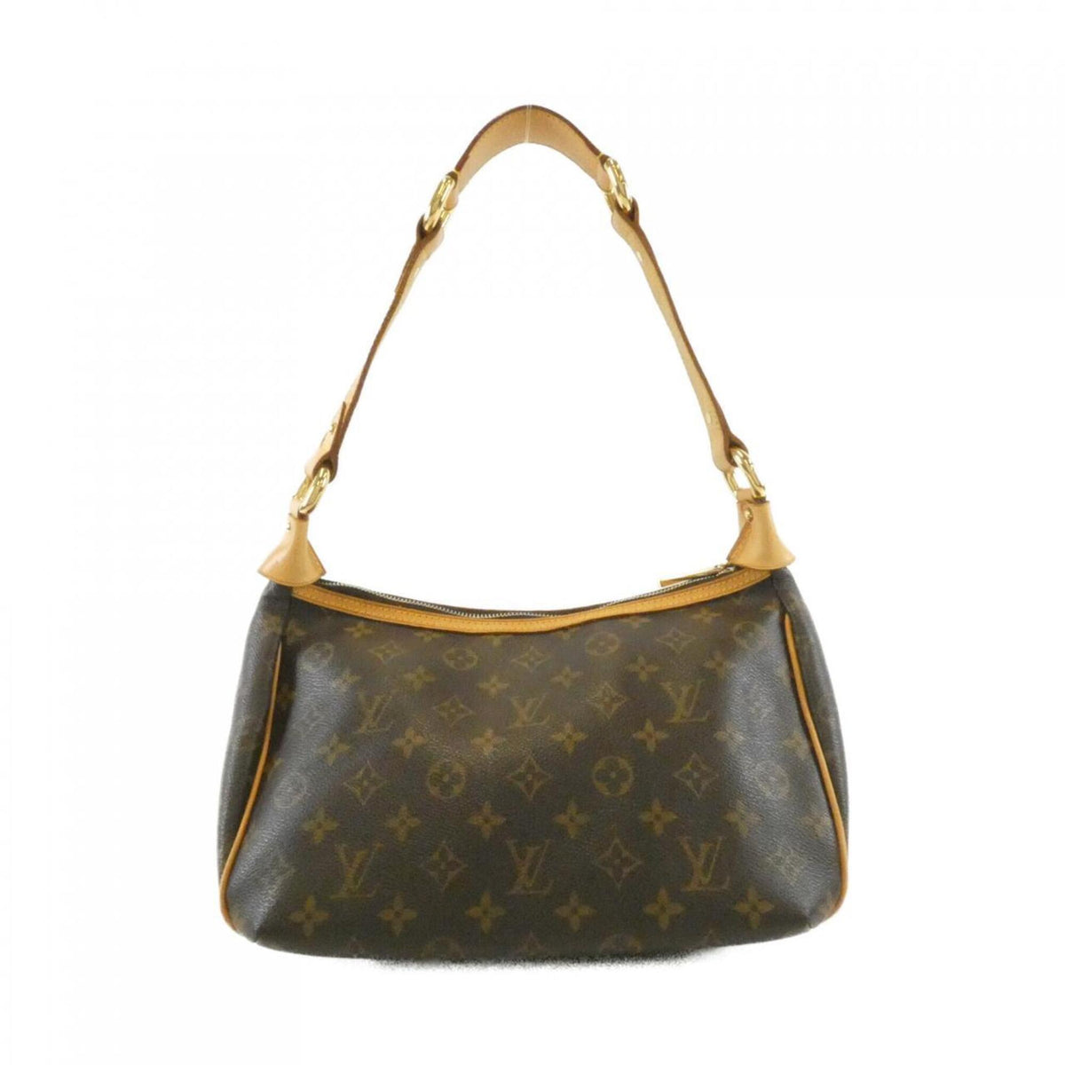Louis Vuitton Marron Coated Canvas Shoulder Bag (Pre-Owned)