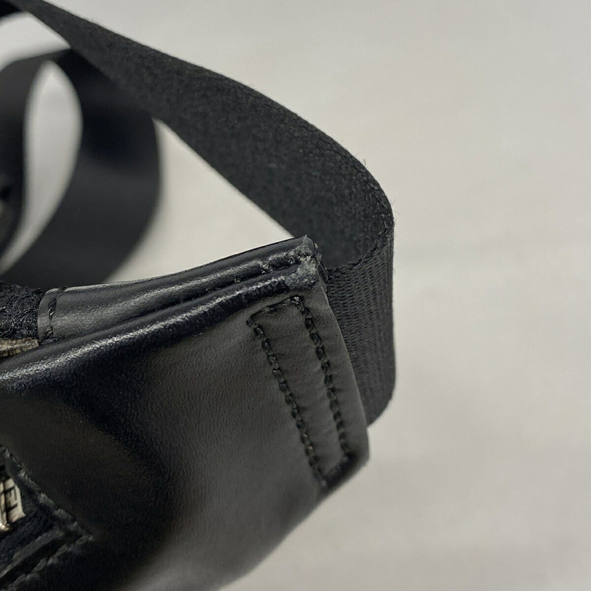 Fendi Brown Pvc Leather Fanny Pack (Pre-Owned)