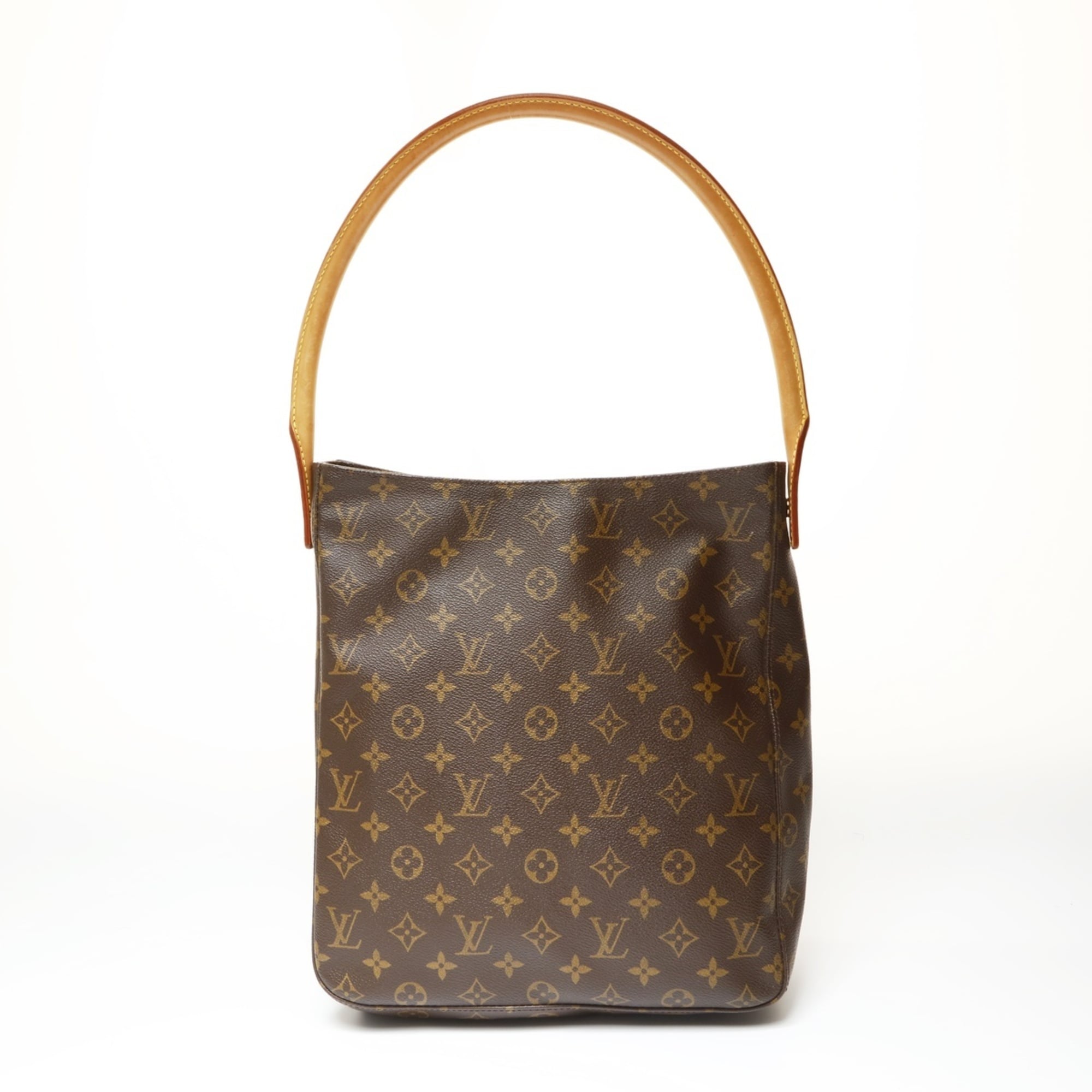 Louis Vuitton Brown Monogram Shoulder Bag (Pre-Owned)