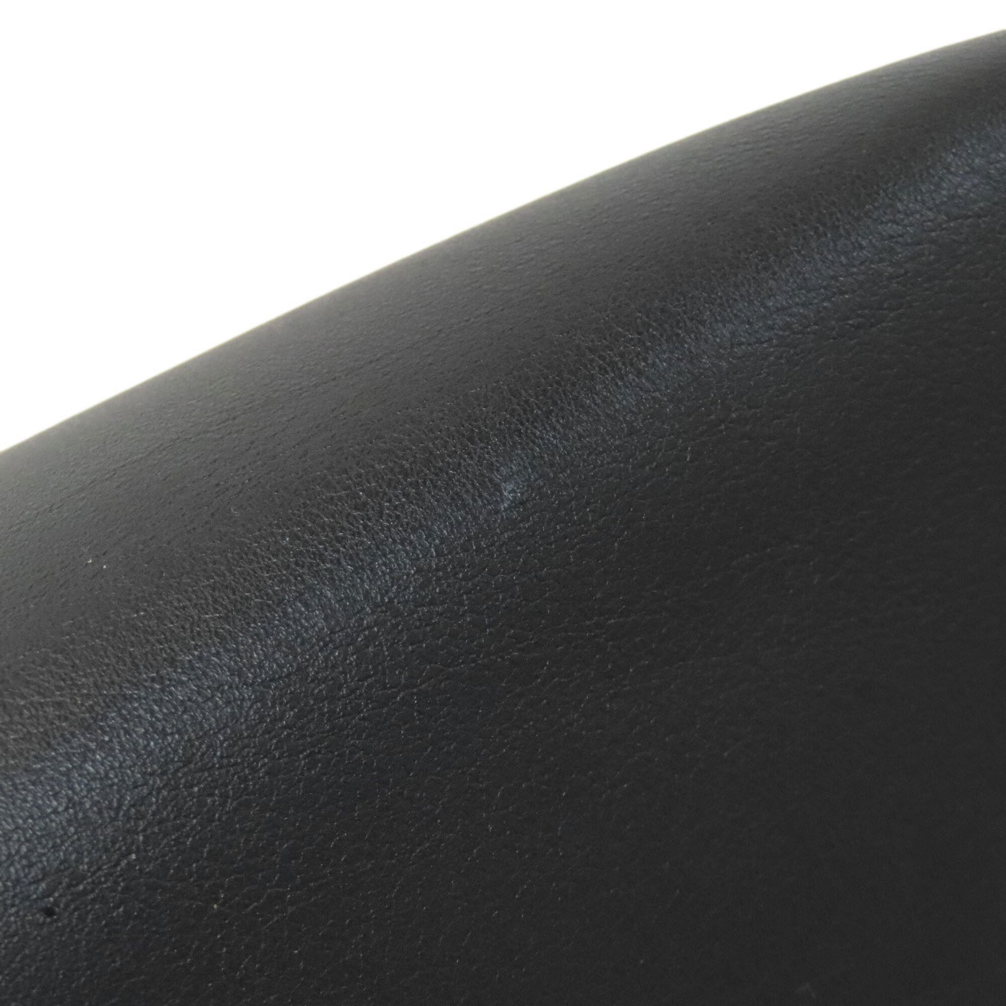 Fendi Black Brown Leather Handbag (Pre-Owned)