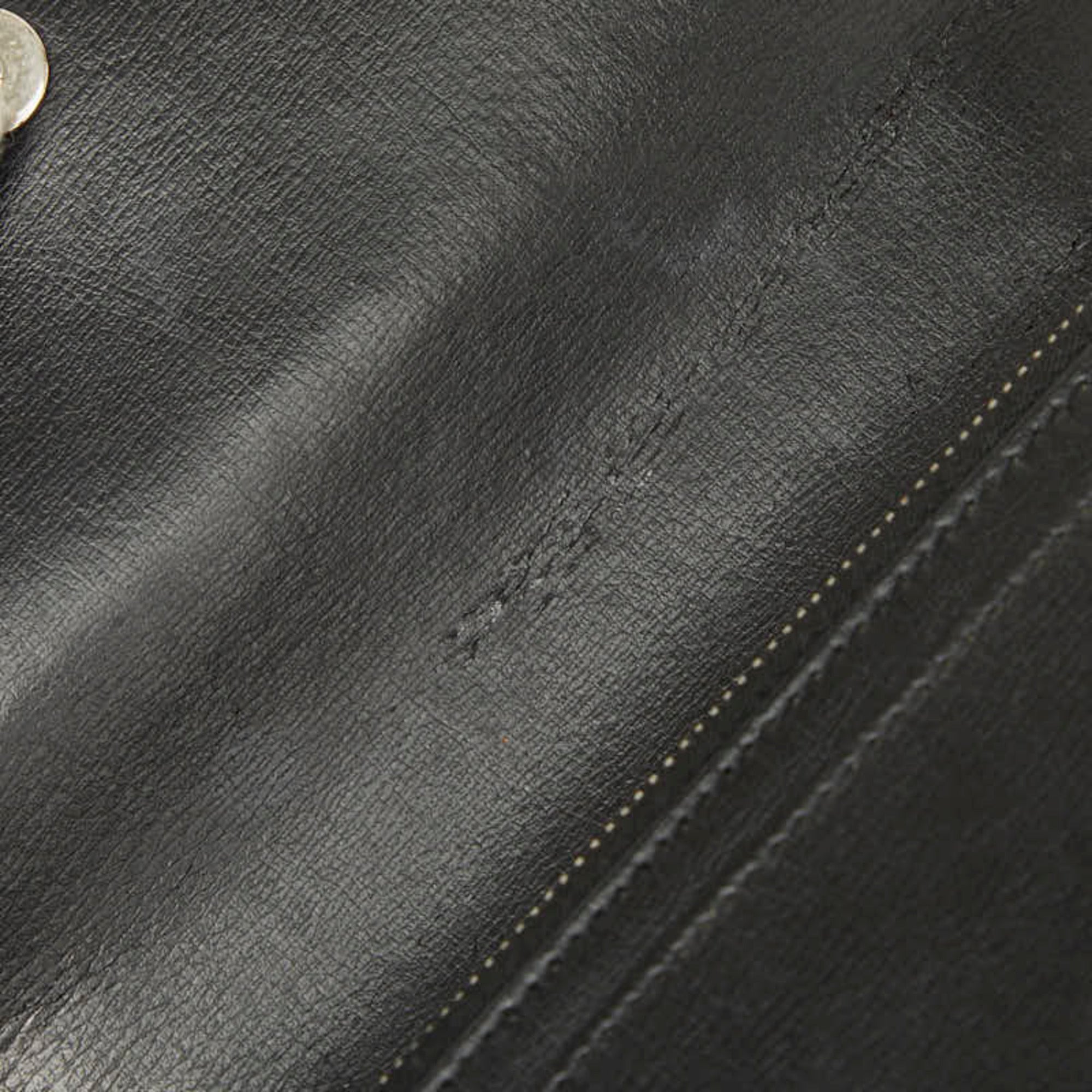 Saint Laurent Black Leather Shoulder Bag (Pre-Owned)