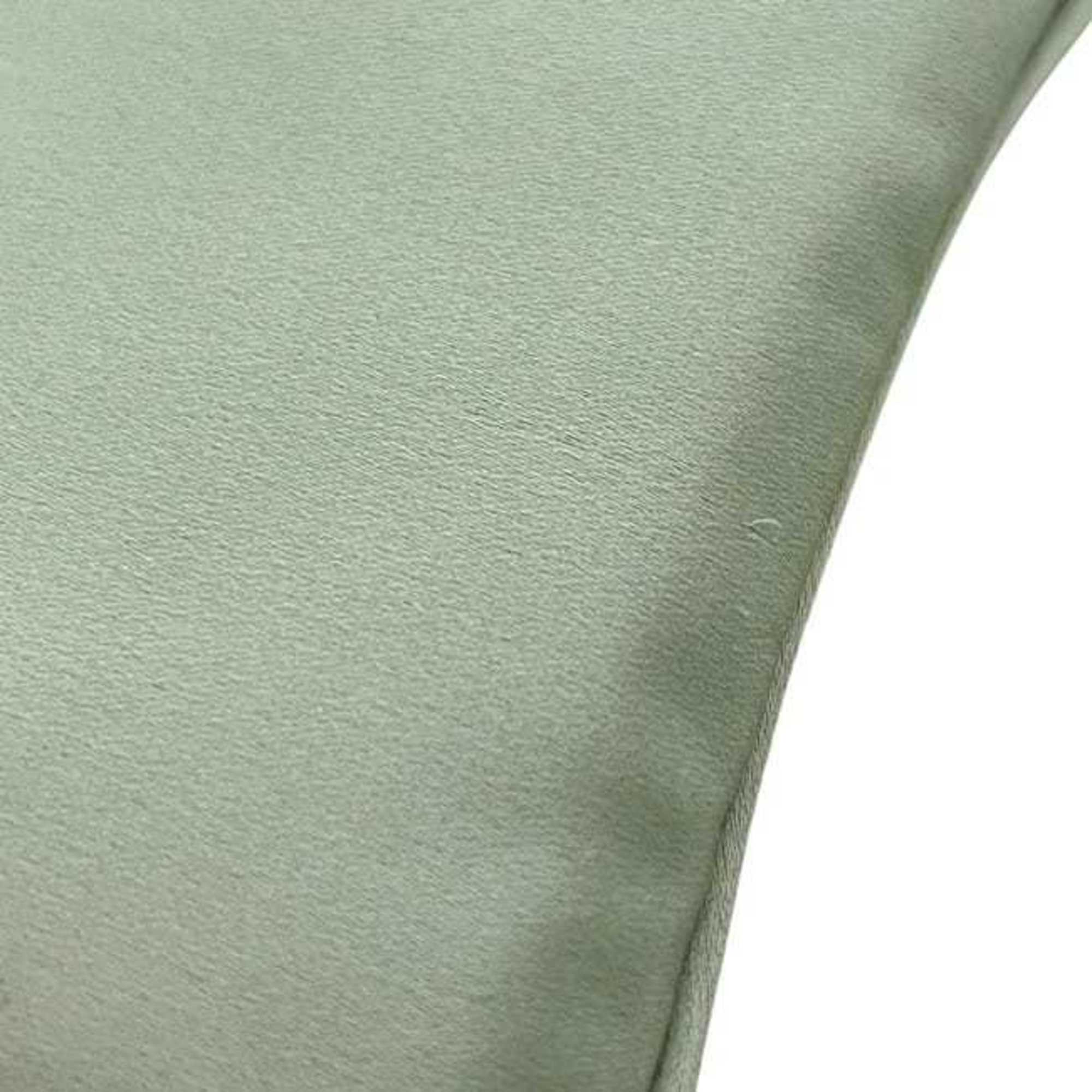 Prada Light Green Satin Pouch (Pre-Owned)