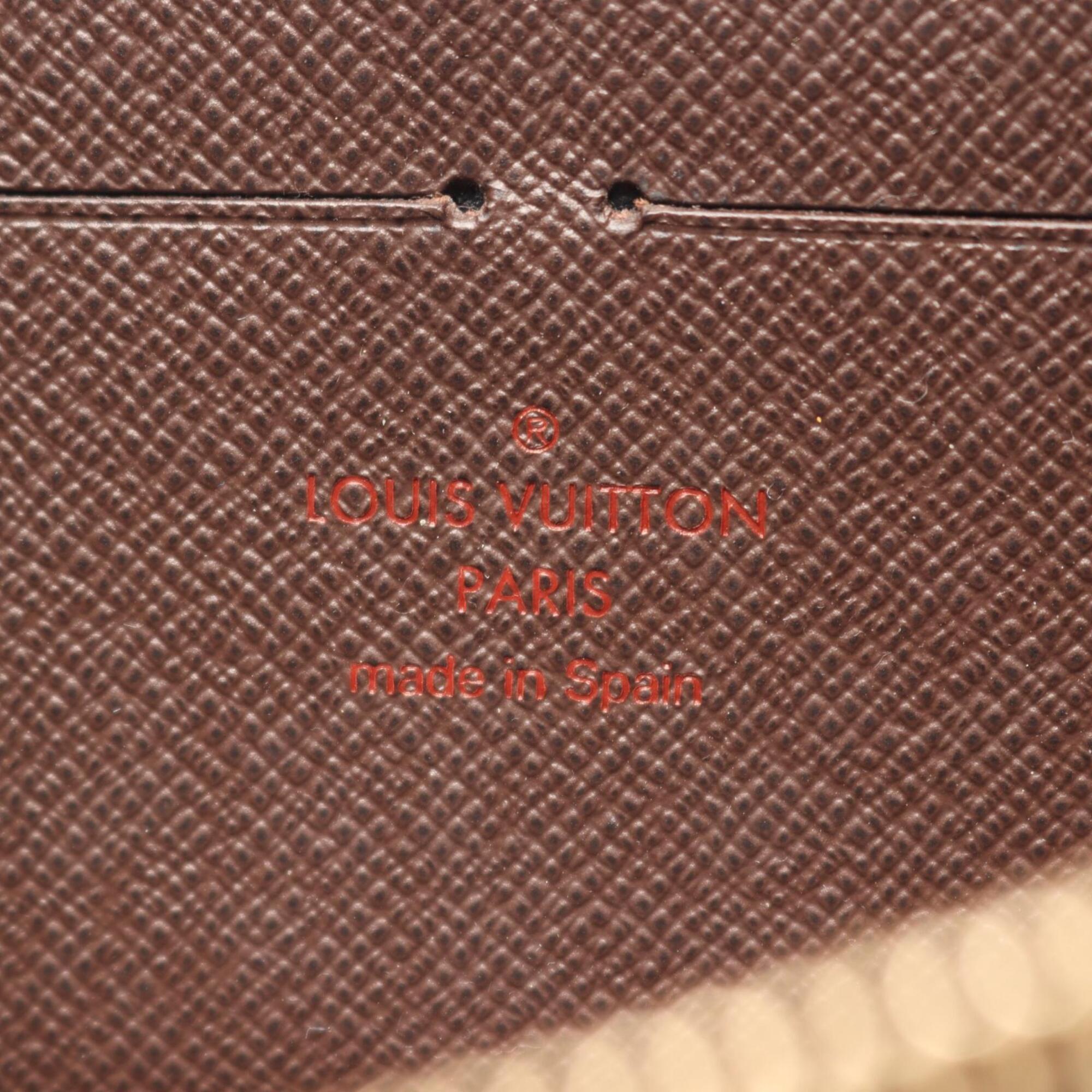 Louis Vuitton Brown Pvc Long Wallet (Bi-Fold) (Pre-Owned)